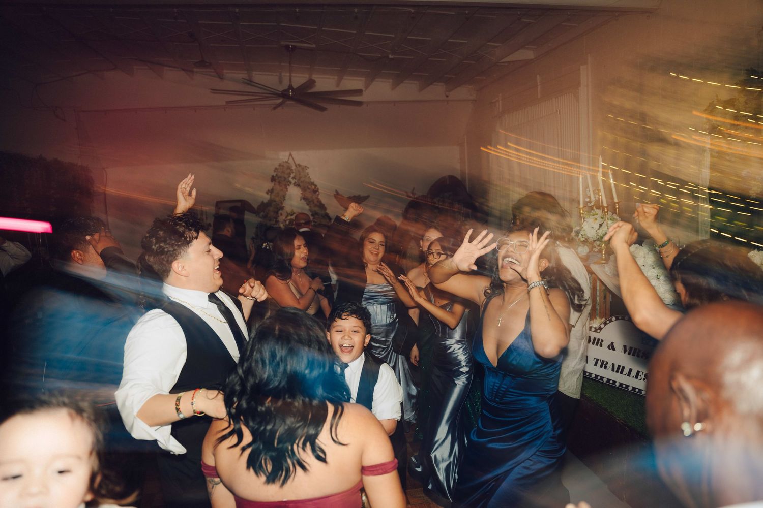 Elegant reception decor at DoubleTree Rosemead wedding banquet