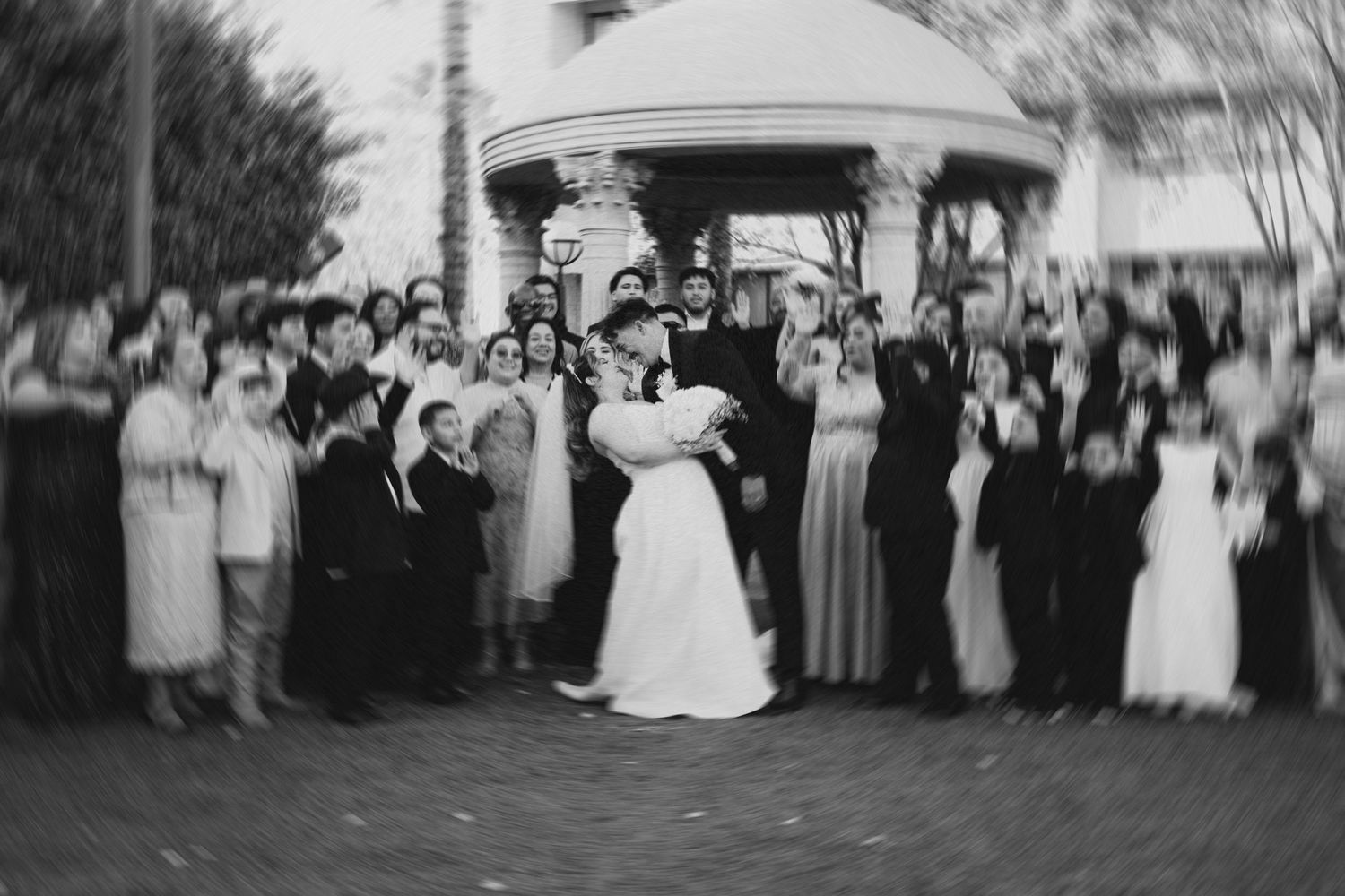 Guests celebrating at DoubleTree by Hilton Los Angeles Rosemead wedding