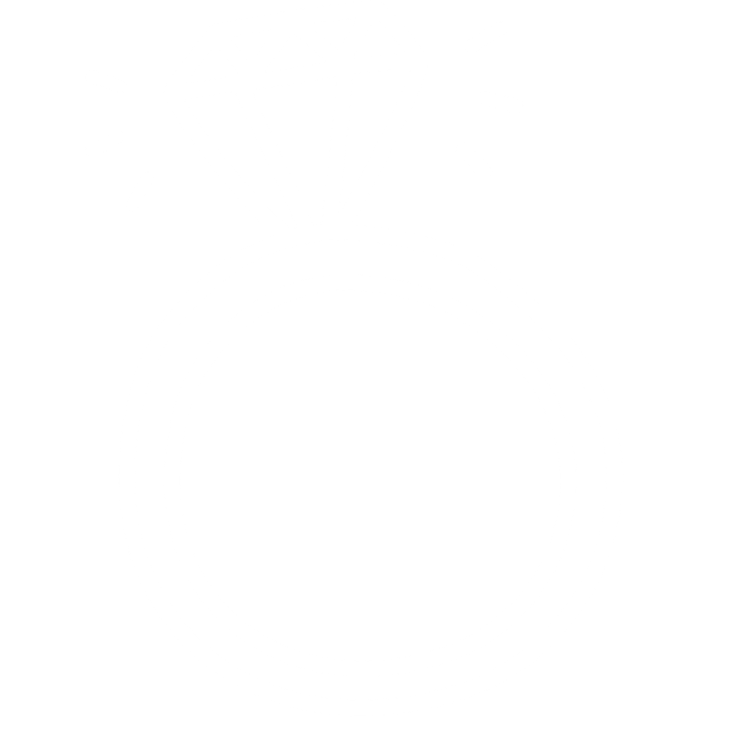 Simple white line drawing of a diamond engagement ring with sparkle effects.