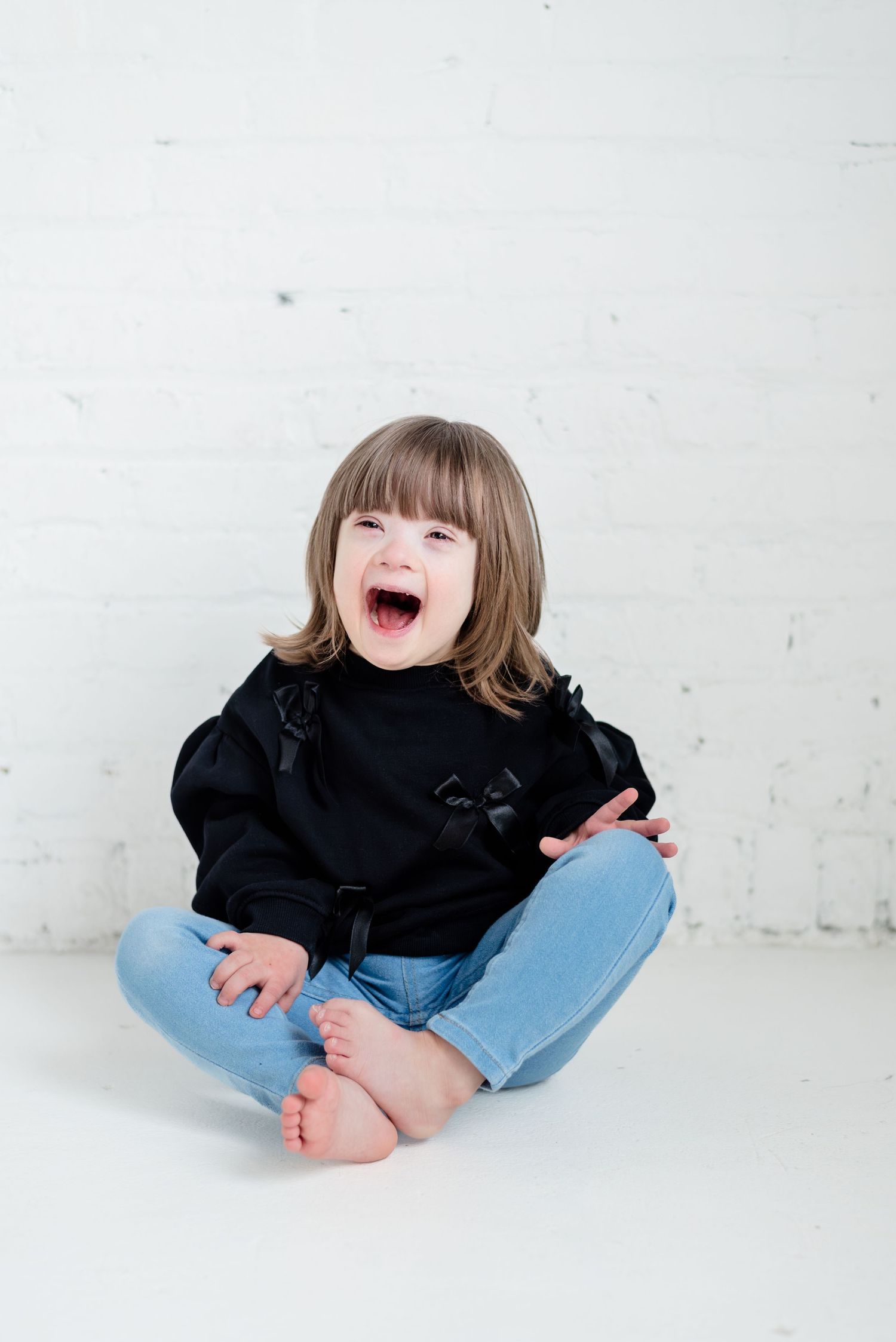 Child smiles
