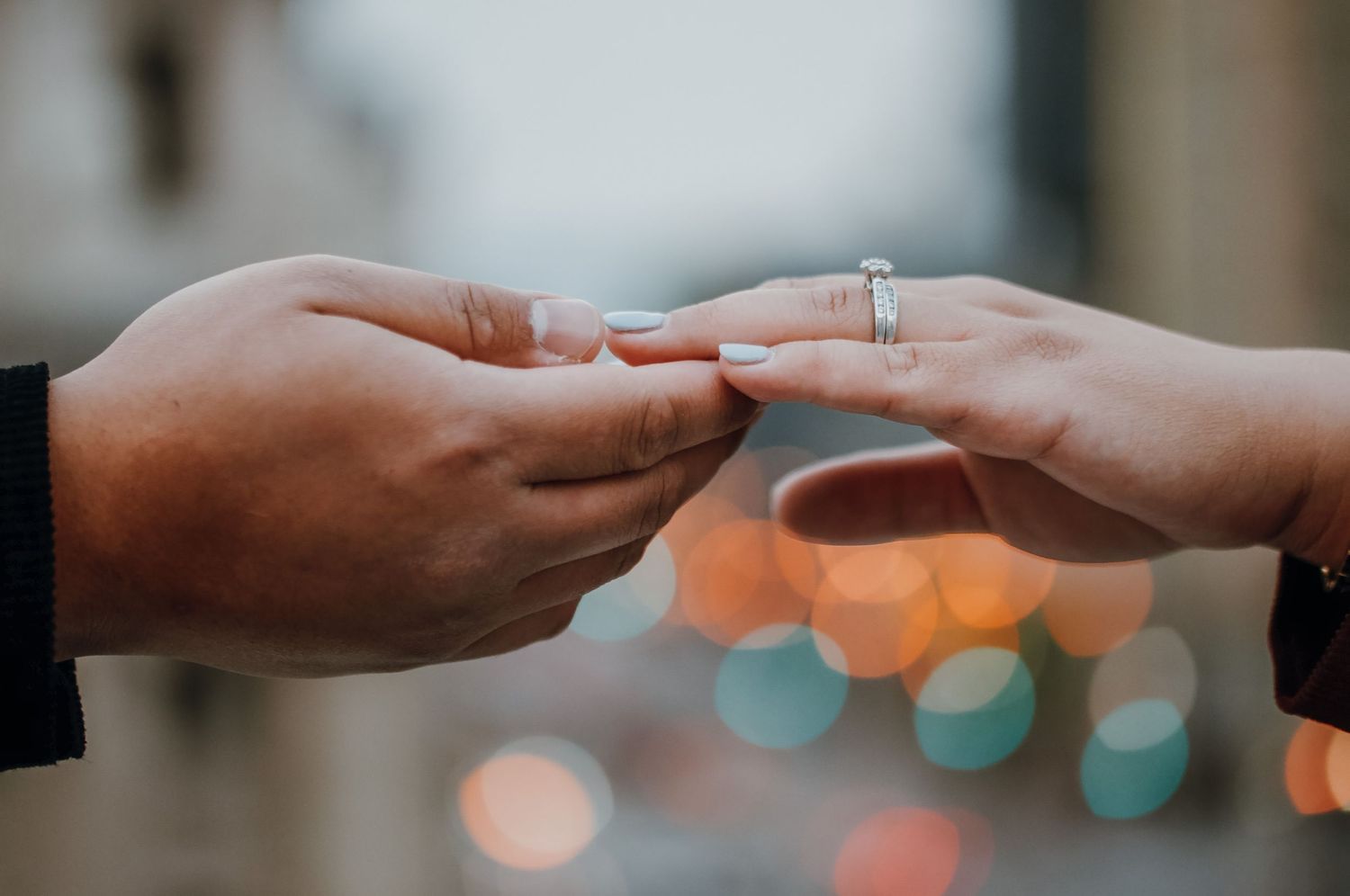 Hands holding