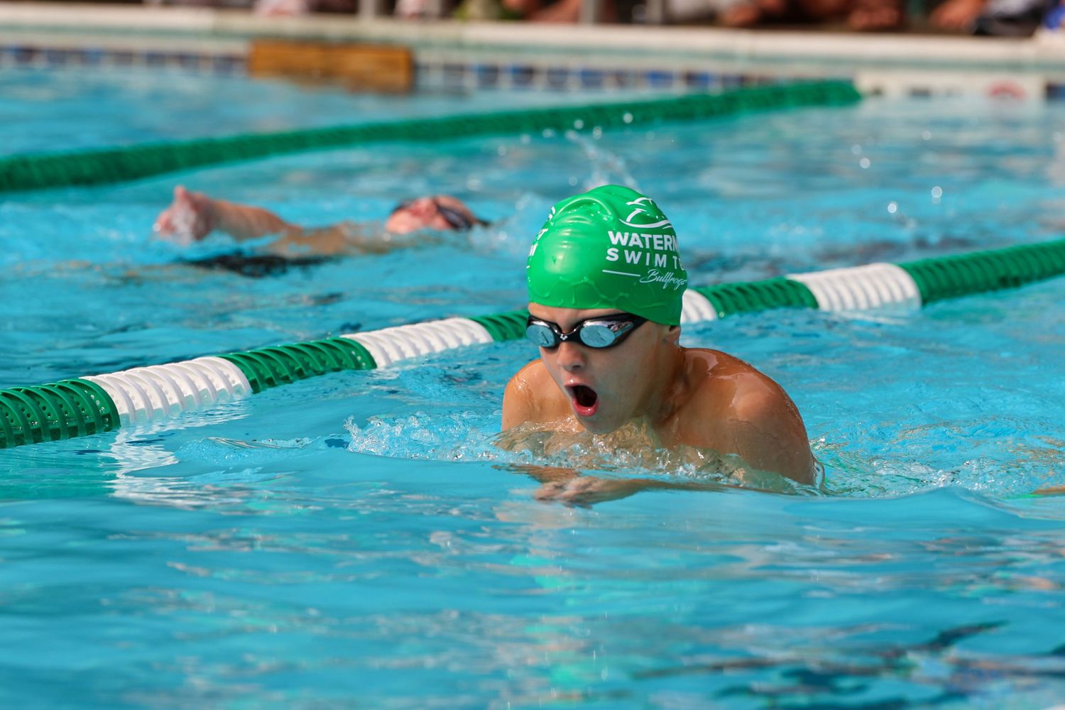 Swimmer during a race.