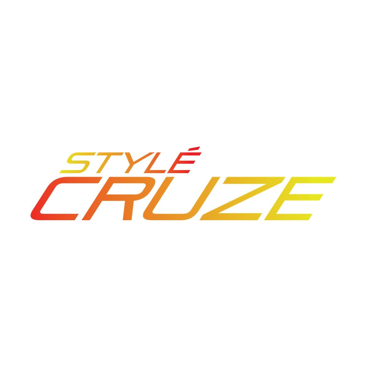 Style Cruze logo in bold gradient orange-to-yellow typography on a white background.
