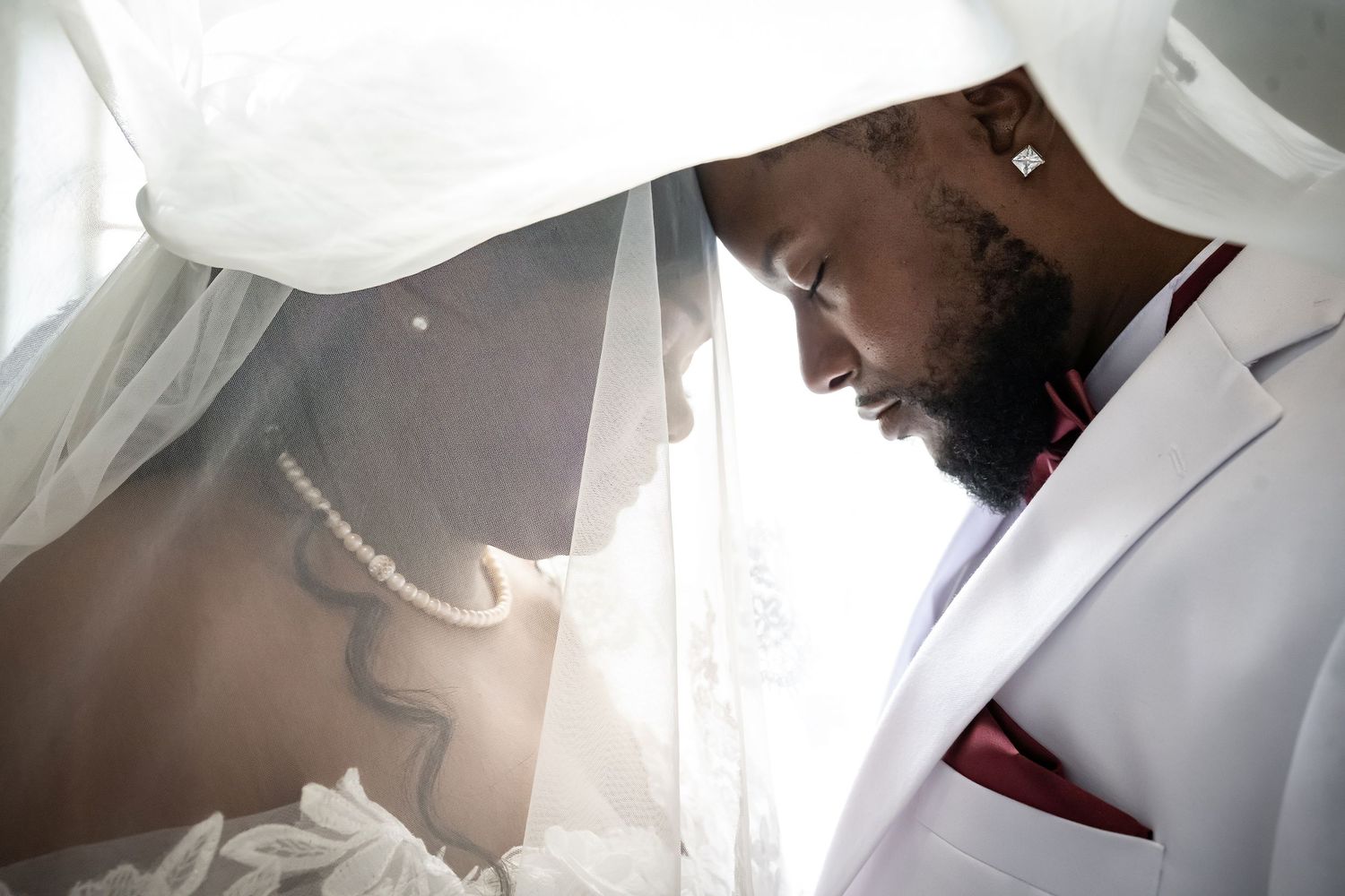 Wedding preparations shown in bright, intimate close-up shots.