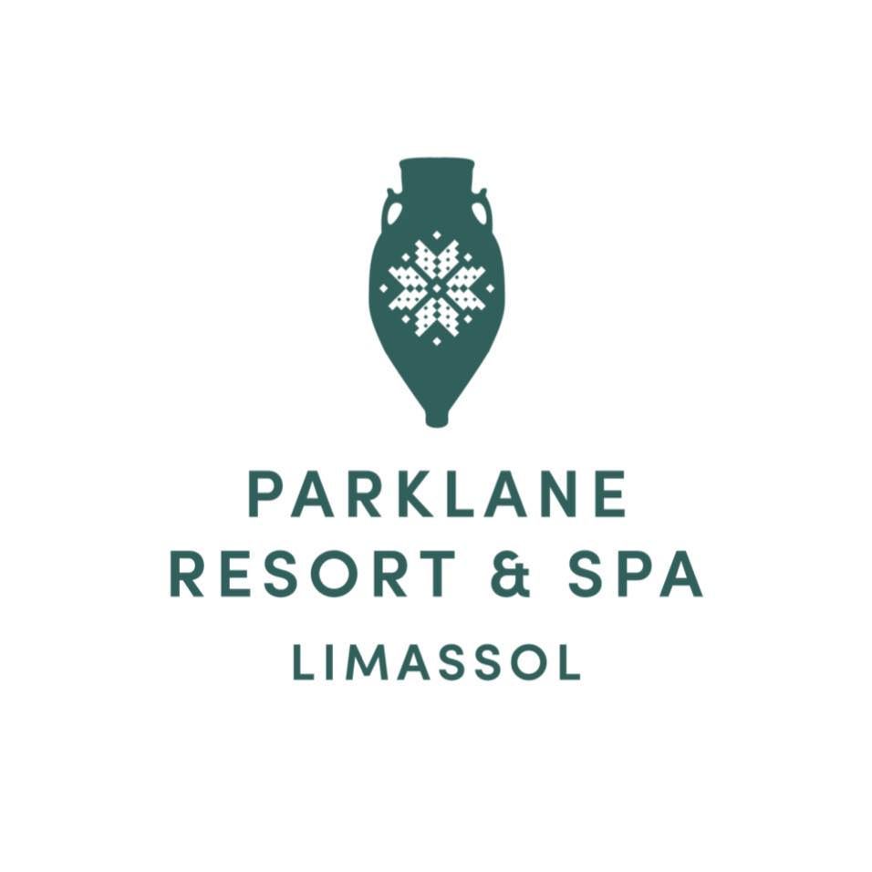 Parklane Resort and Spa Limassol logo featuring a decorative amphora with snowflake design.