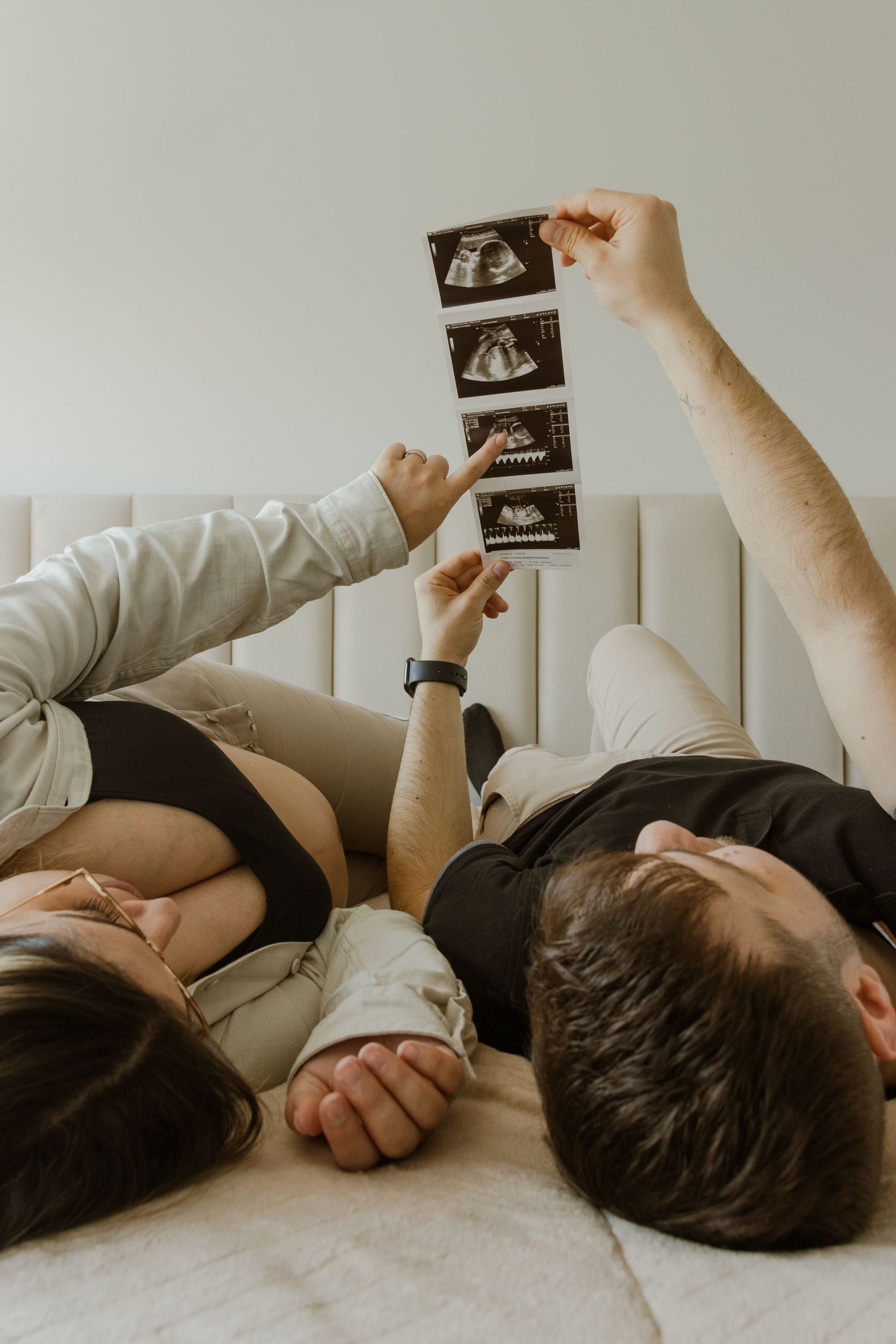 Sessão de maternidade em casa