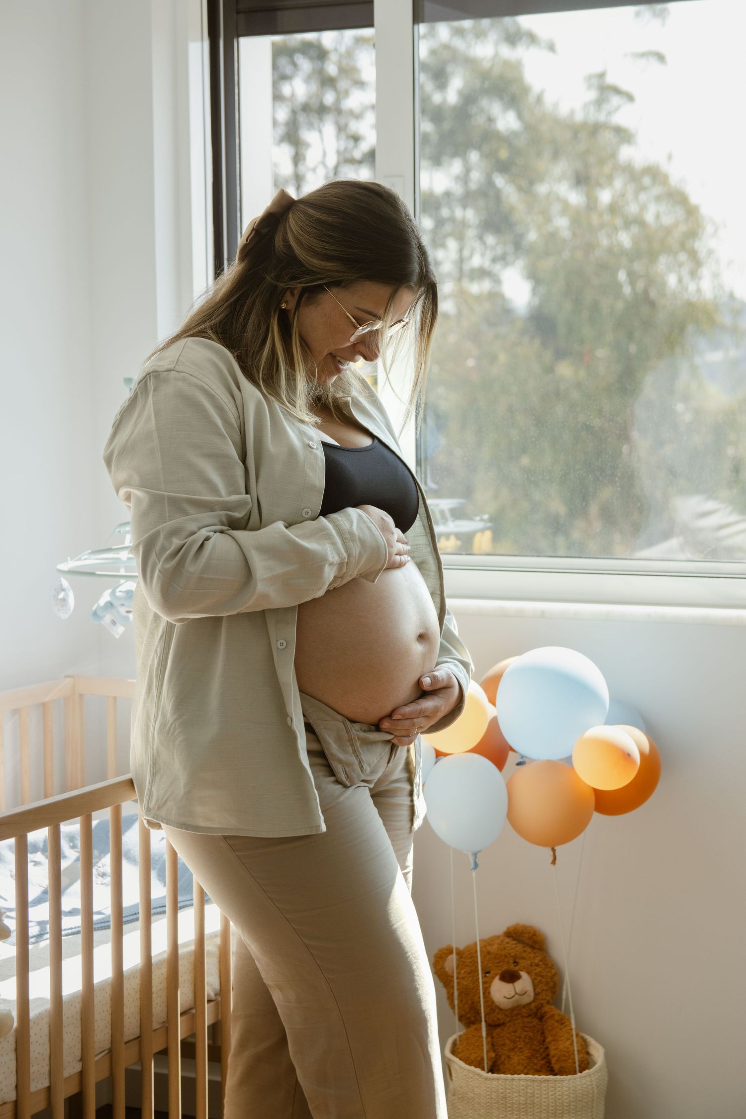Sessão de maternidade em casa