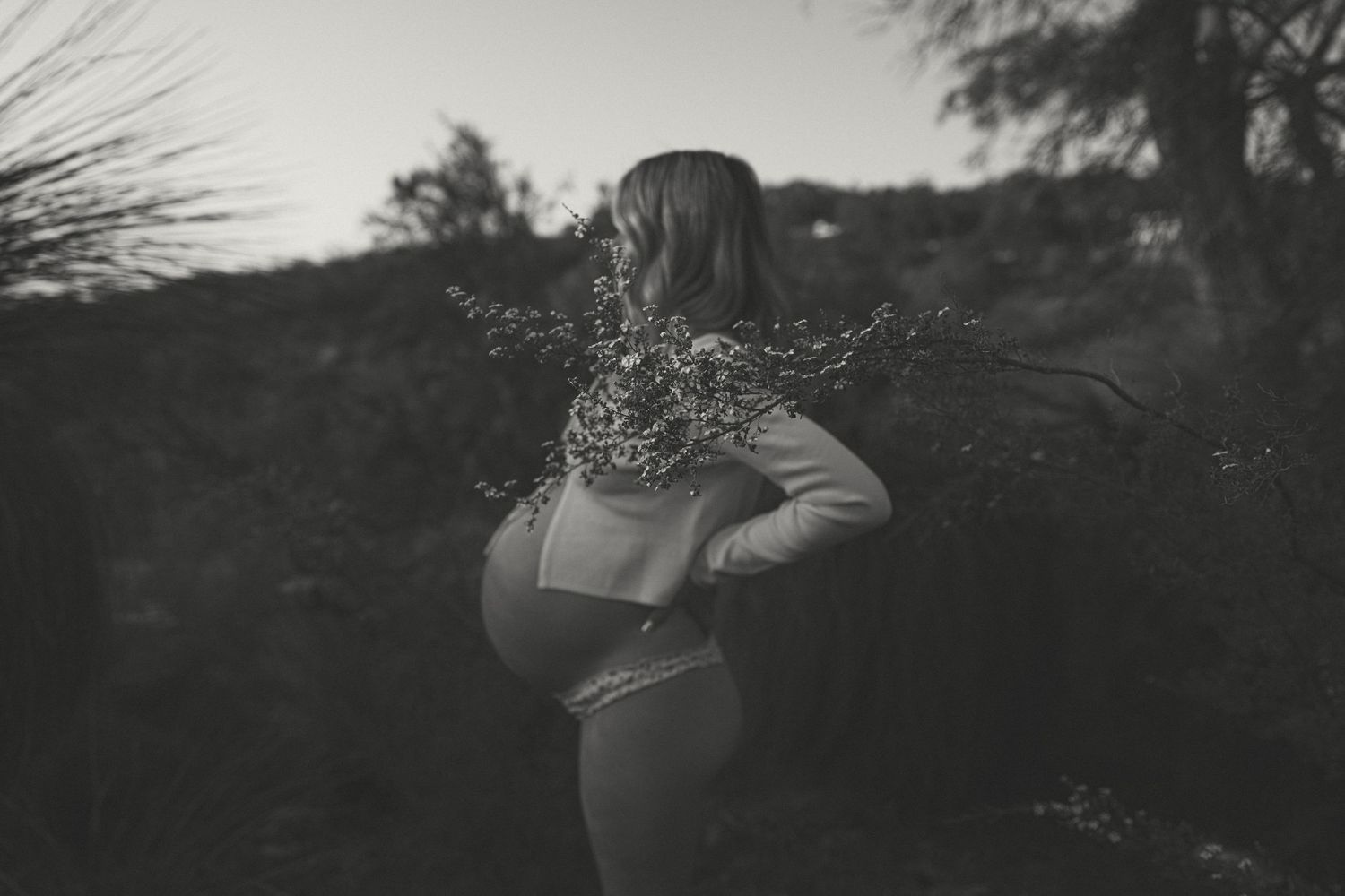 Perth Maternity Photographer, black and white creative pregnancy photoshoot