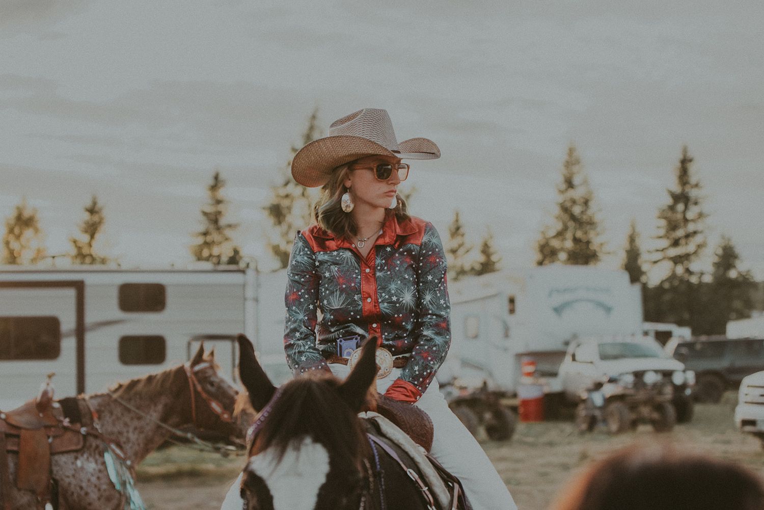 Cowgirl Alaska Rodeo Photographer Image by North and Wild