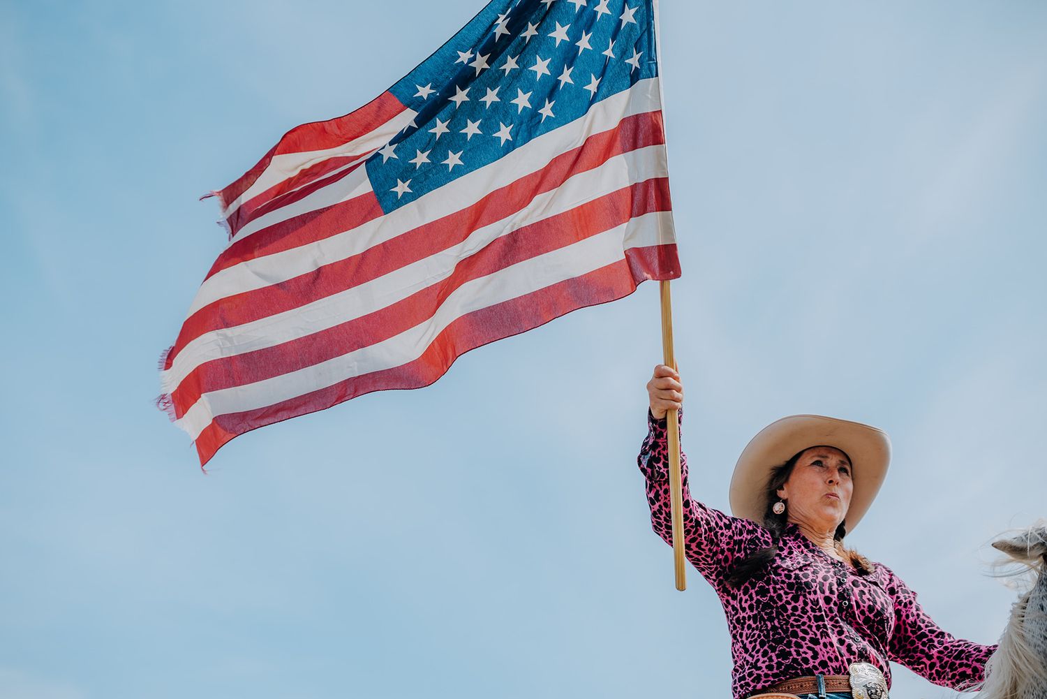 American flag in Ninichik Alaska captured by North and Wild