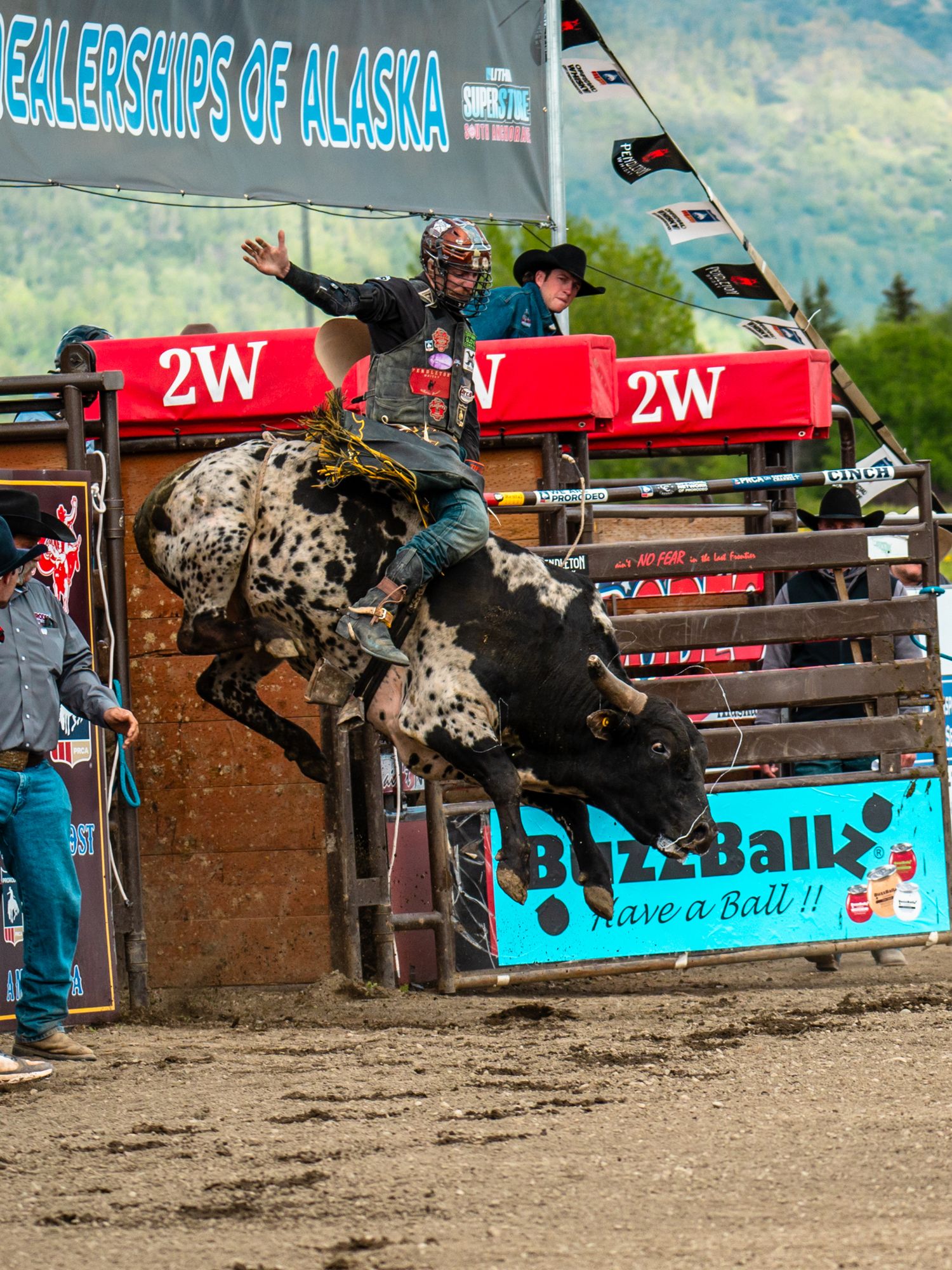 Rodeo Photographer captures Rodeo Alaska in Palmer, Image by North and Wild Bull Rider