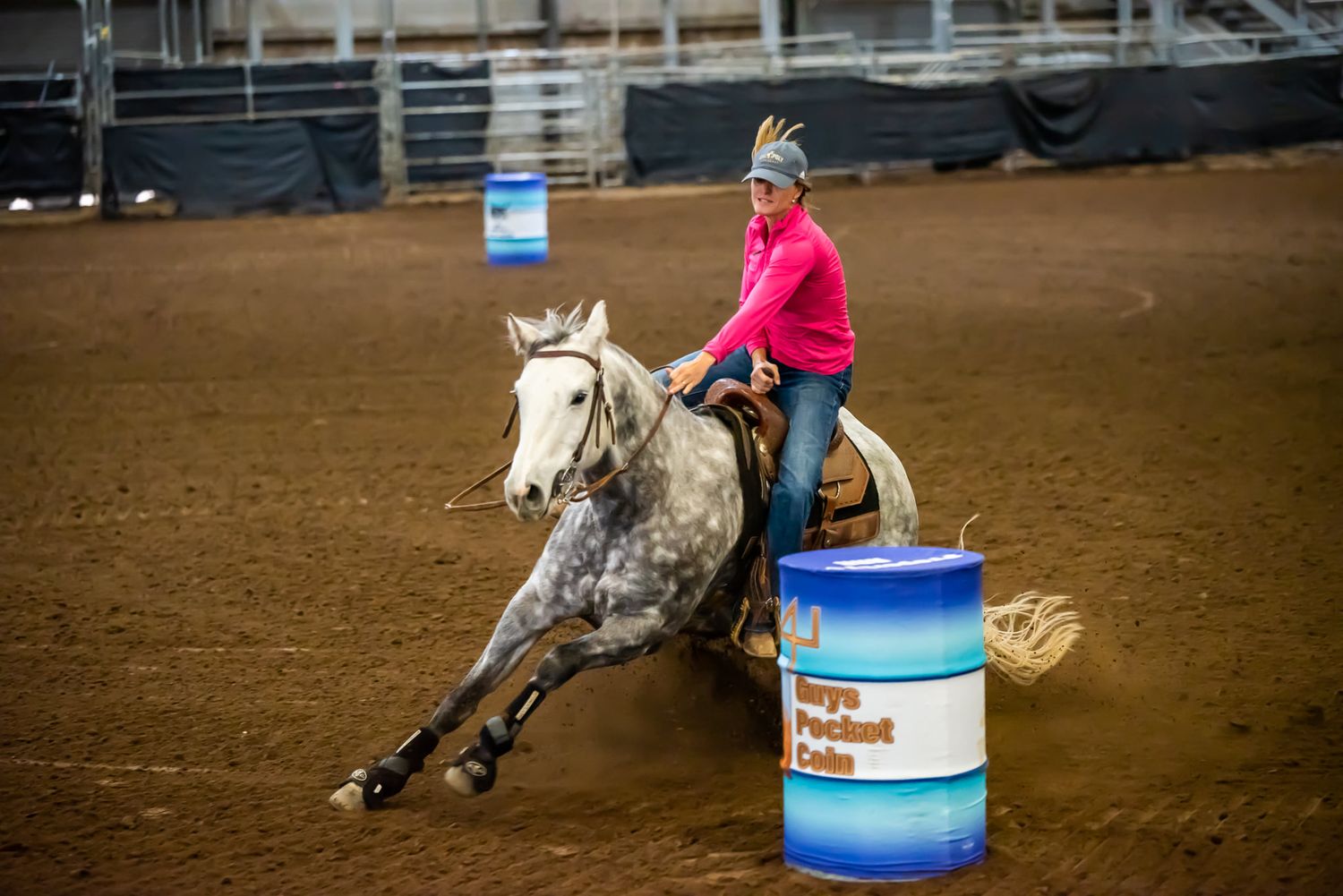 Rodeo Photographer captures Barrel Racer in Oregon Image by North and Wild