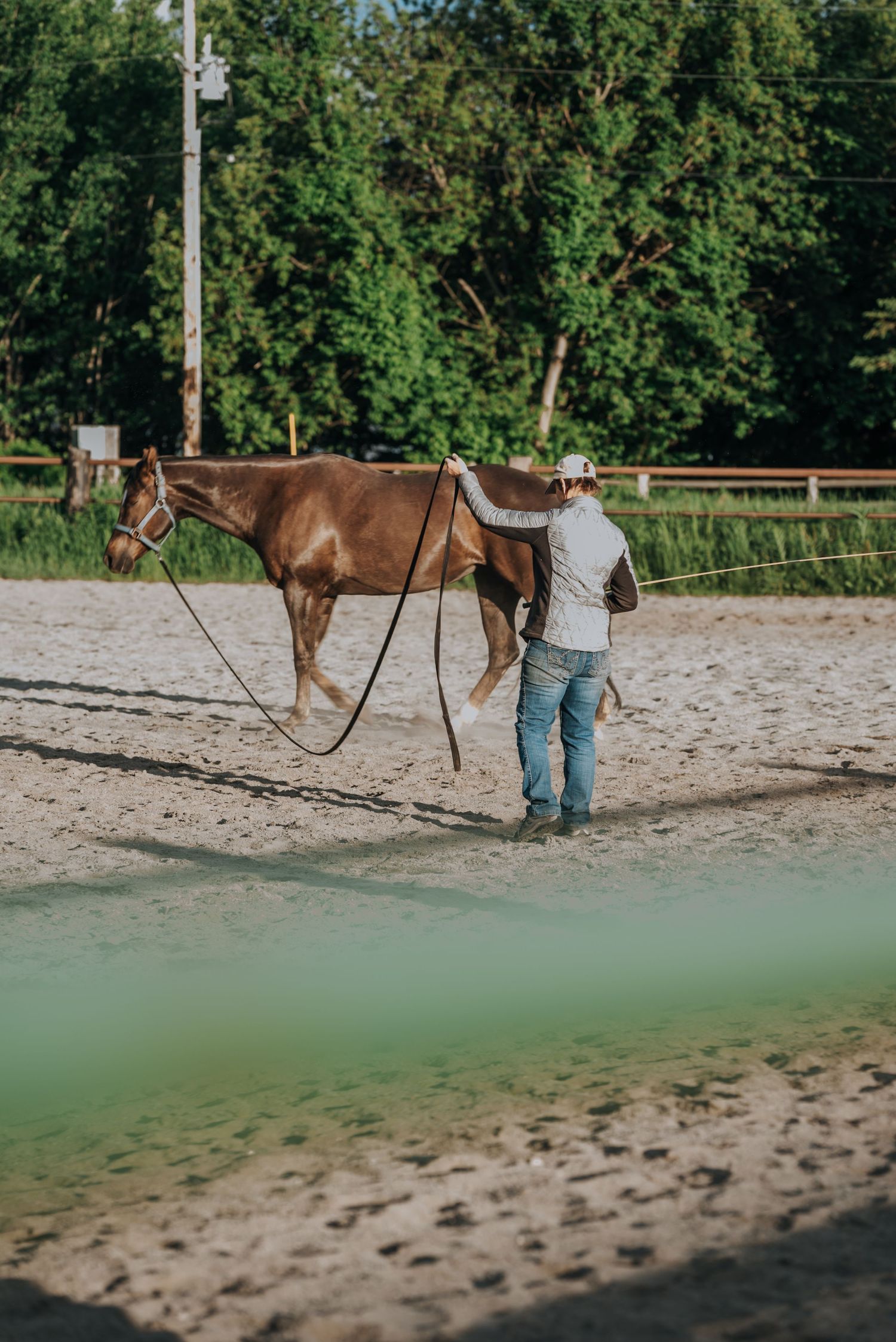 Equine and Owner Portrait Photography by North and Wild in Kansas