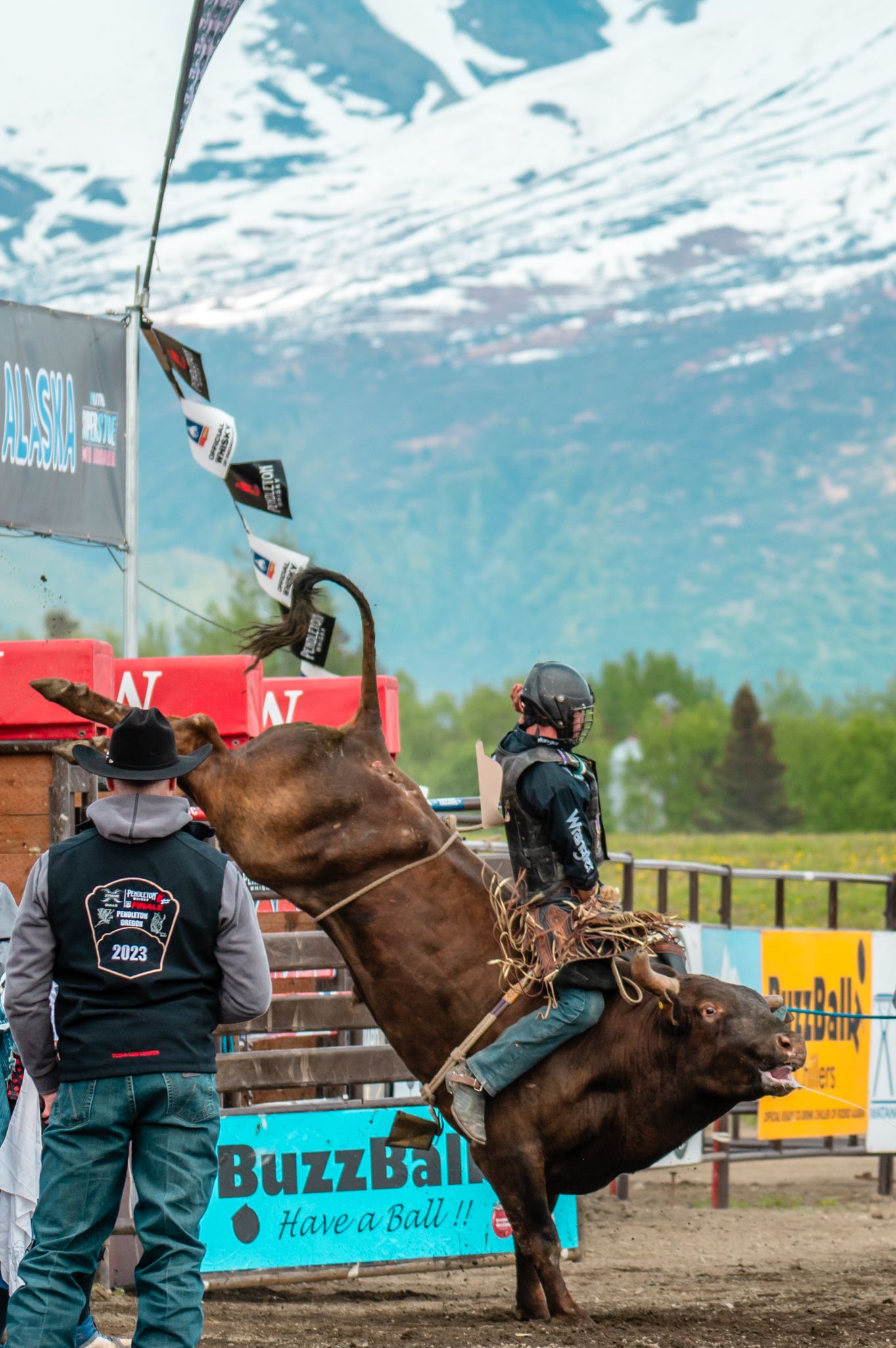Rodeo Photographer captures Rodeo Alaska in Palmer, Image by North and Wild Bull Rider