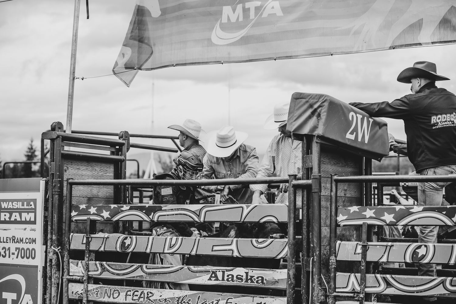 Rodeo Photographer captures Rodeo Alaska, Image by North and Wild, Bull Rider