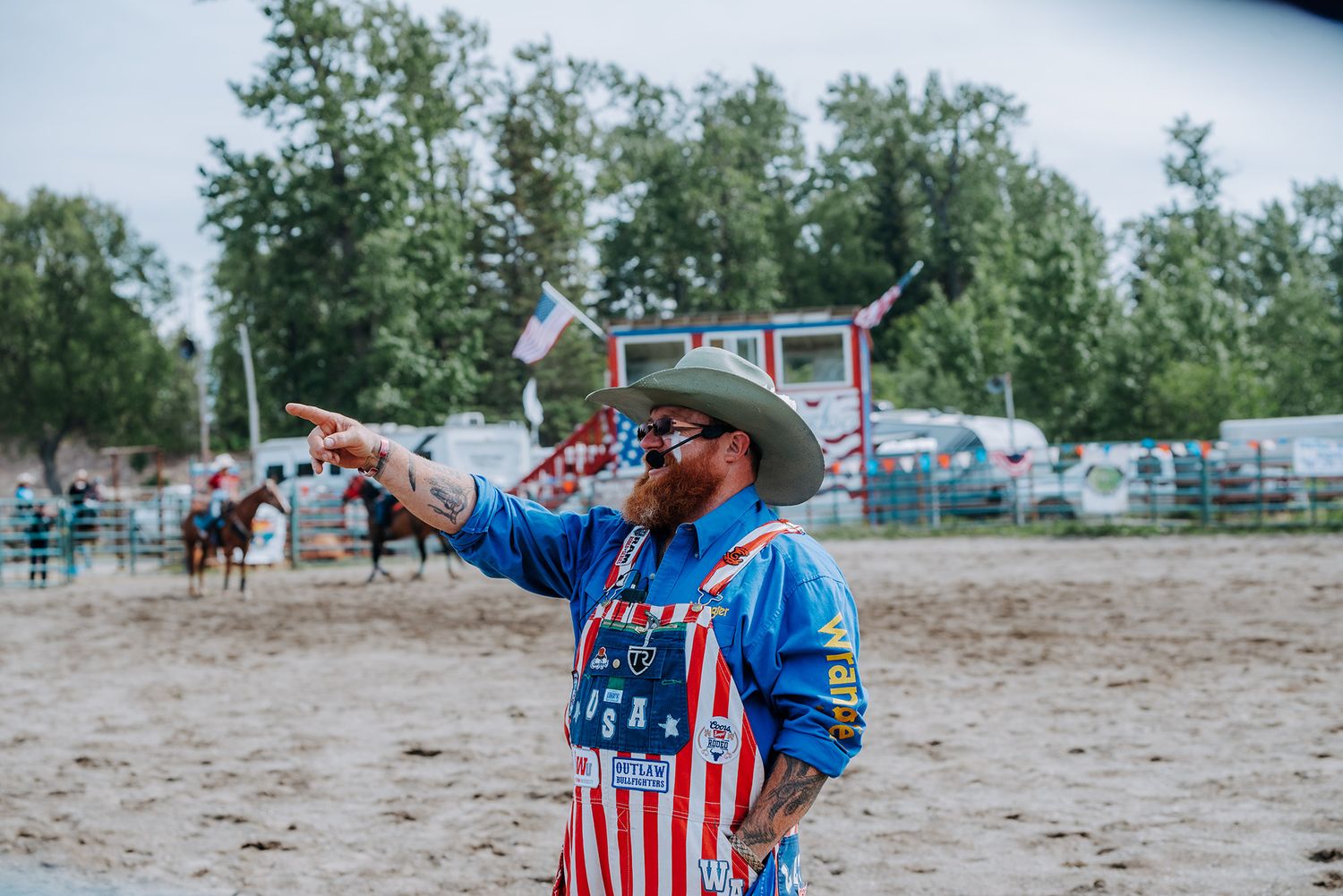 Rodeo Clown in Alaska captured by North and Wild Ninichik Alaska