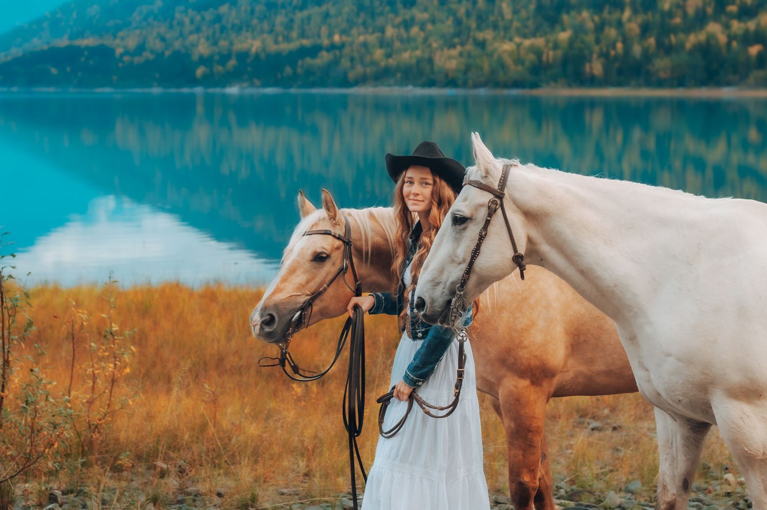 Equine and Owner Portrait Photography by North and Wild in Alaska