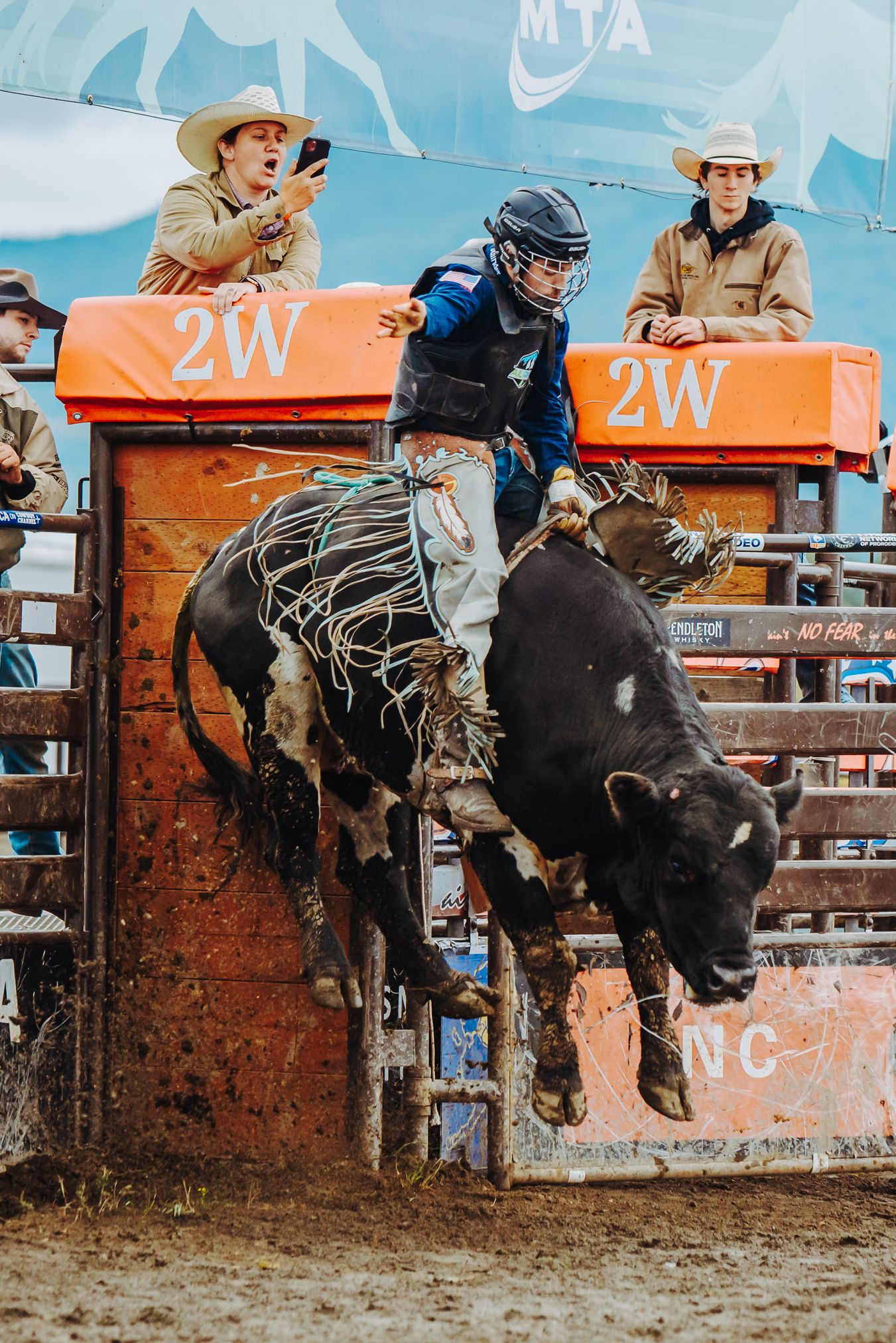 Rodeo Photographer captures Rodeo Alaska, Image by North and Wild, Bull Rider, Kasten Hansen