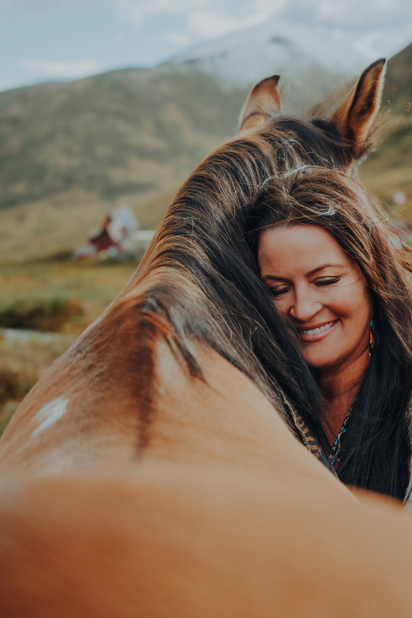 Equine and Owner Portrait Photography by North and Wild in Alaska