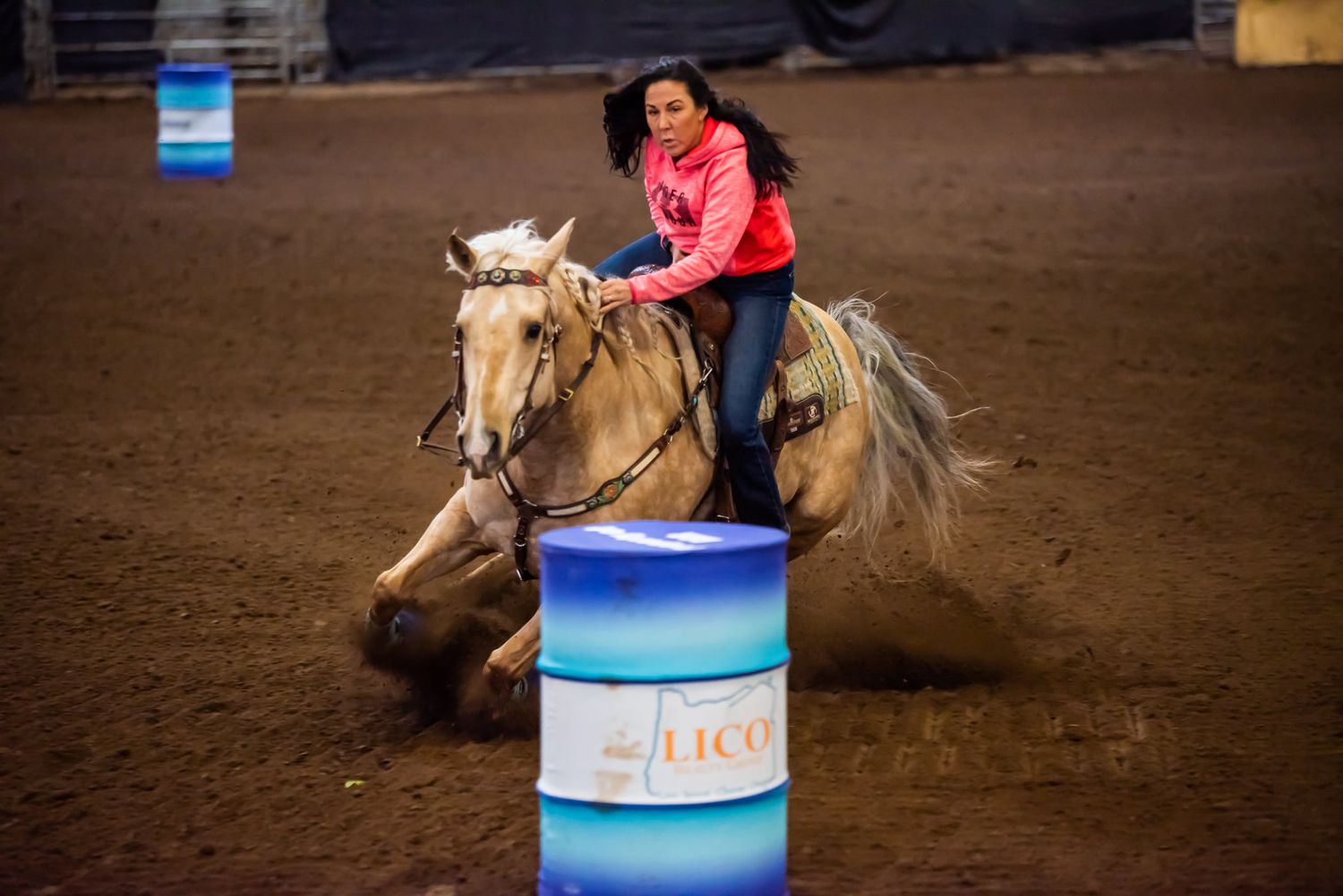 Rodeo Photographer captures Barrel Racer in Oregon Image by North and Wild