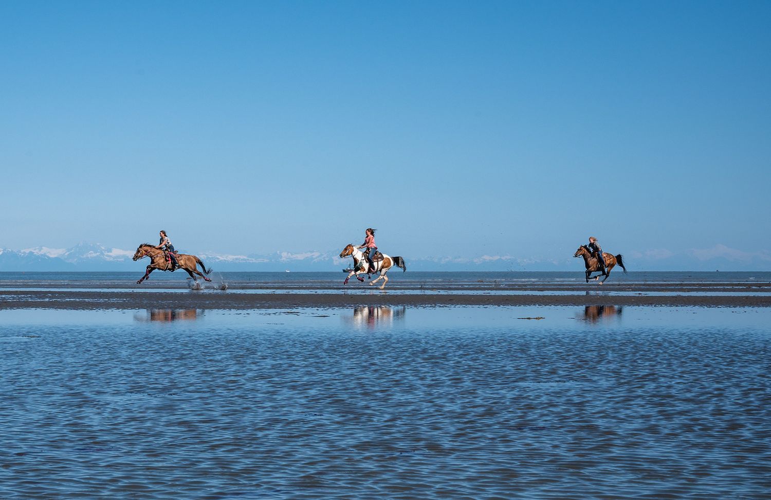 Beach race in Ninichik Alaska by North and Wild