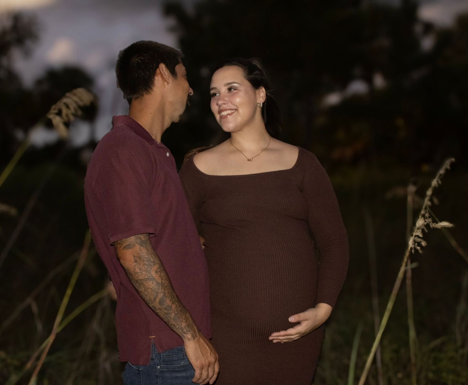 This photo is a maternity photoshoot. In this session the love and excitement was shown to celebrate the joy of a new addition to the family