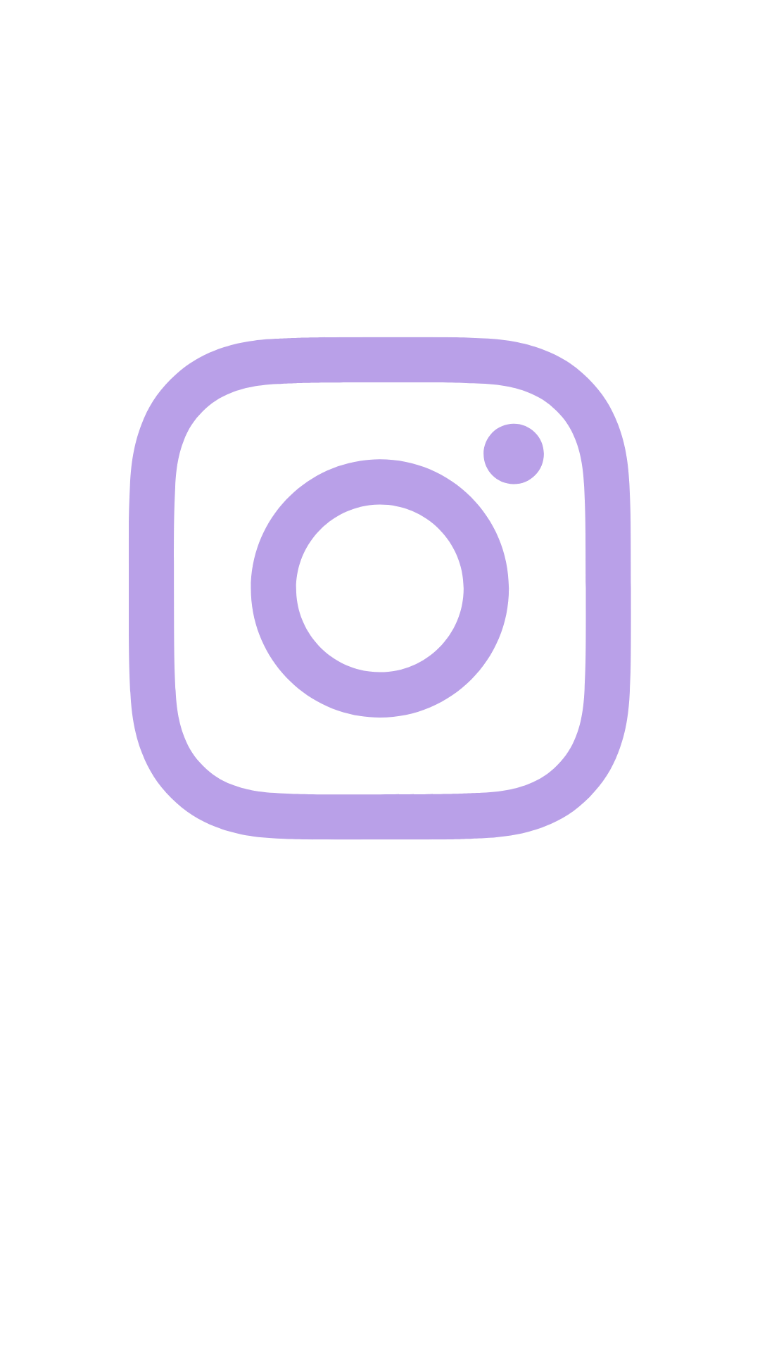 Purple Instagram logo icon with outline style on white background.