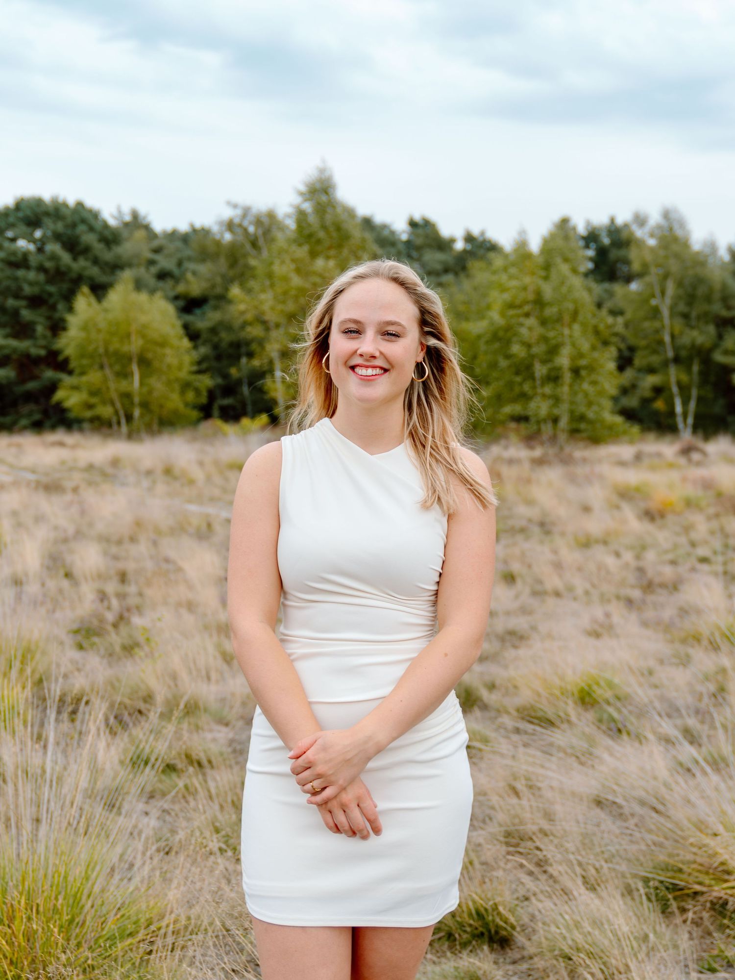 Portret fotoshoot bij Urnenvelden in Weert