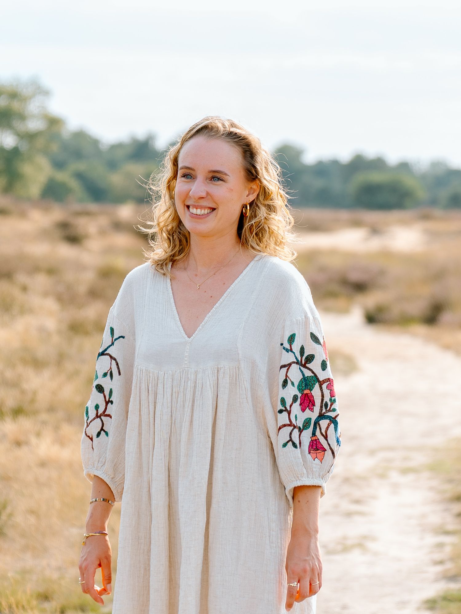Portret fotoshoot bij Urnenvelden in Weert