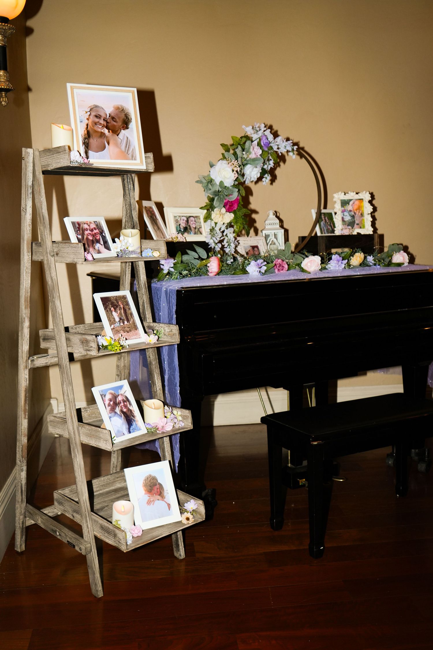 Wedding photo detail shot