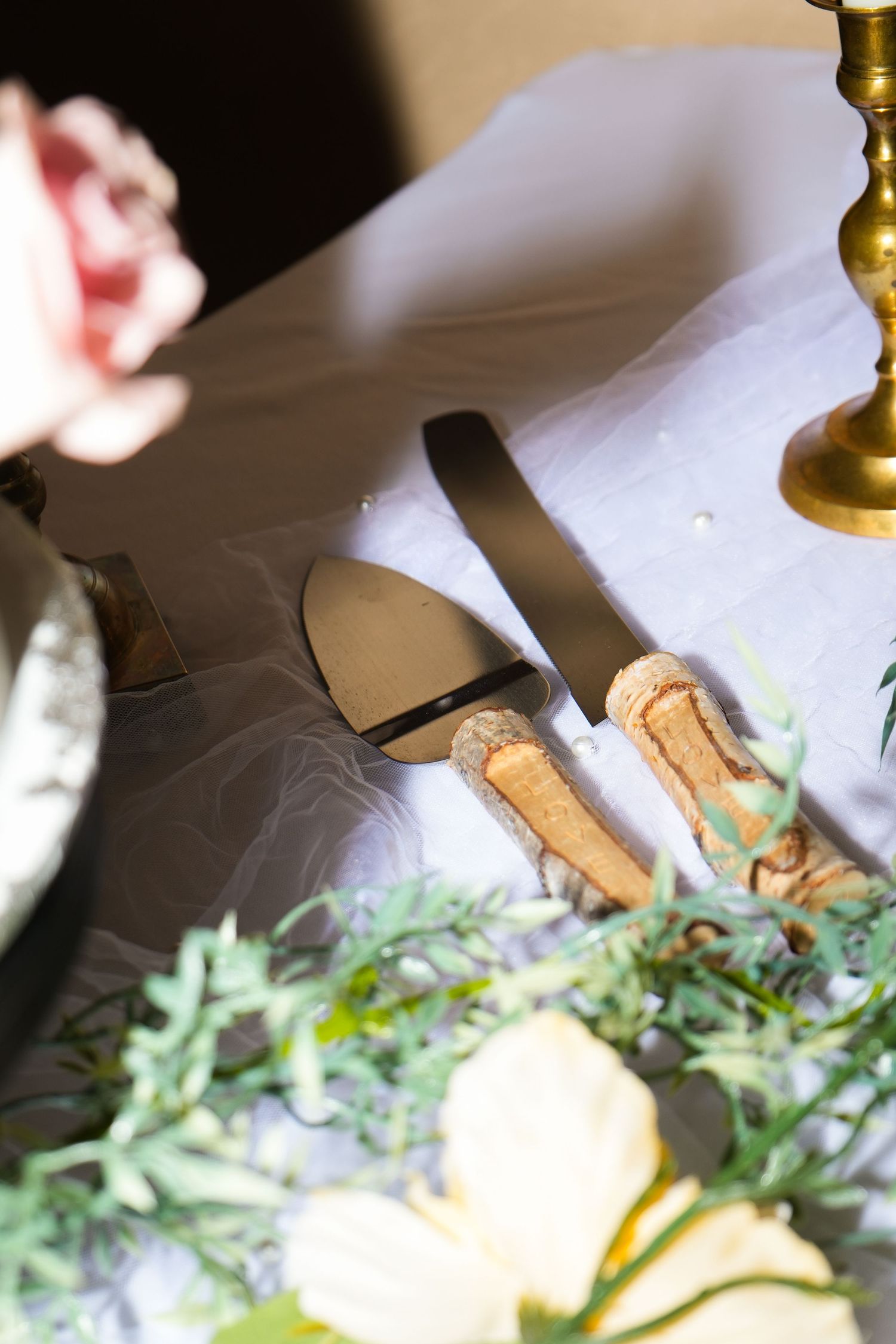 Wedding photo detail shot