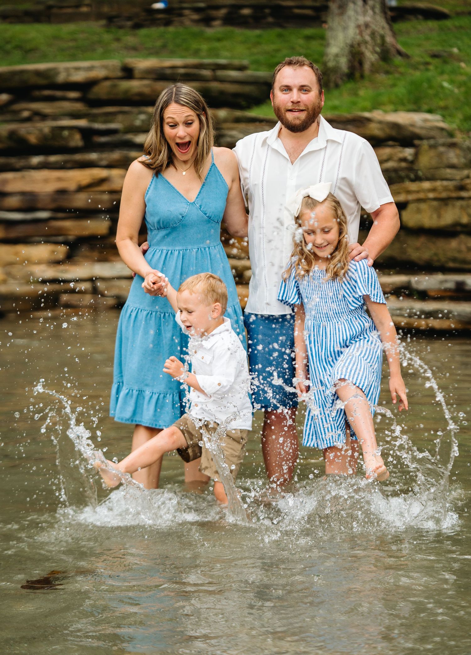 young family