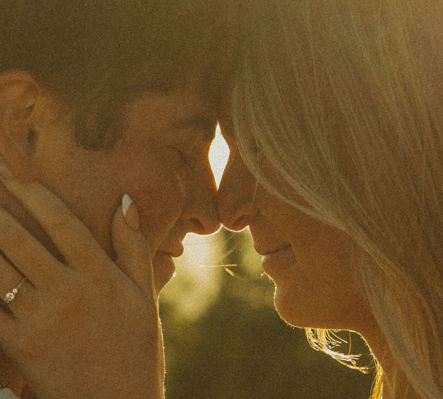 lush PNW engagement session intimate couples photographer