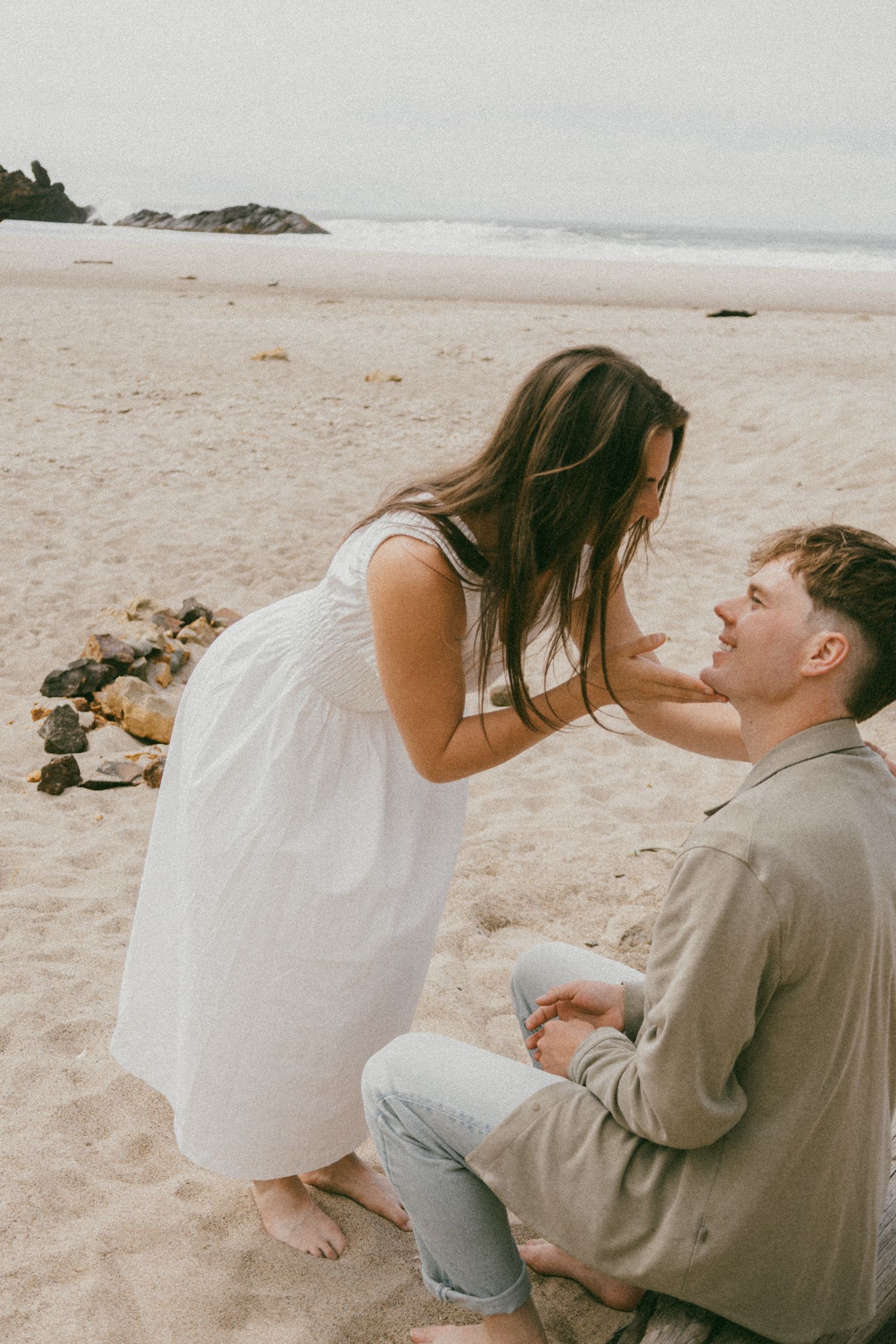 intimate engagement session Portland and Oregon Coast photographer Andi Rane
