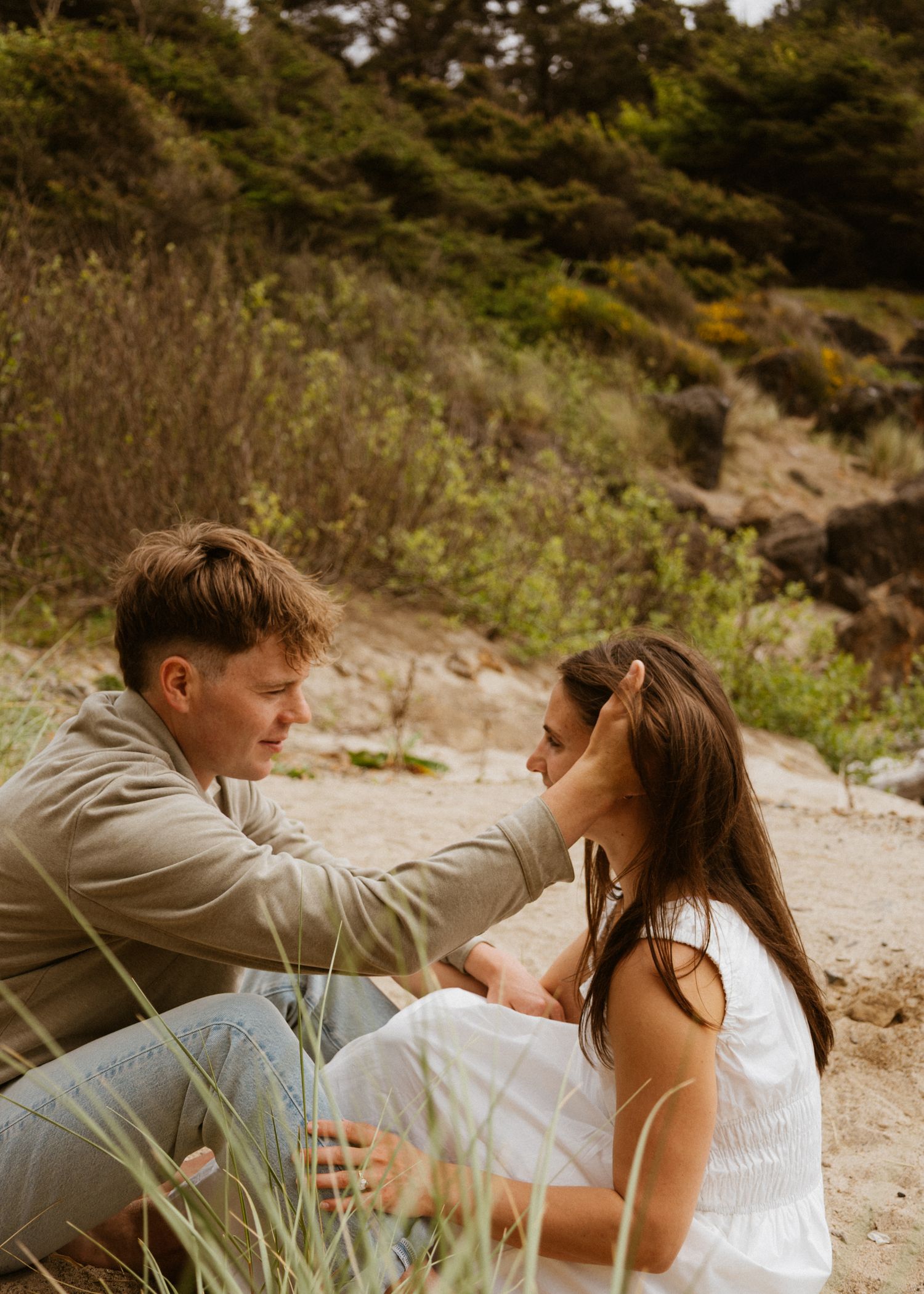 intimate couples session Portland and Oregon Coast photographer Andi Rane