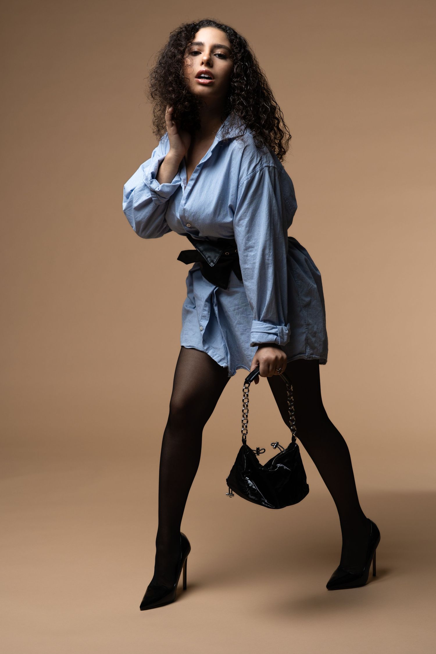 modèle féminin, mode, studio, photographie mode