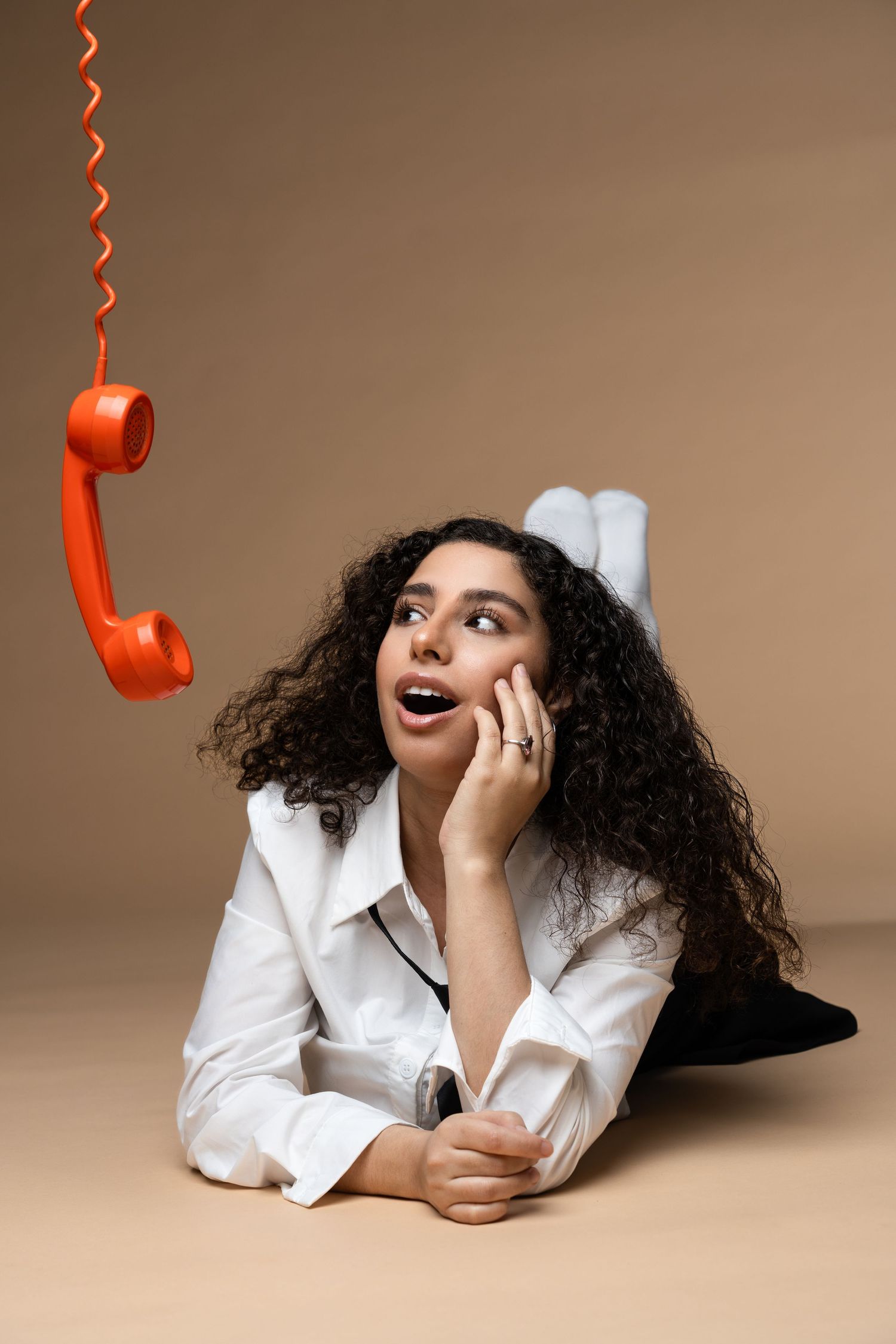modèle féminin, mode, studio, photographie mode
