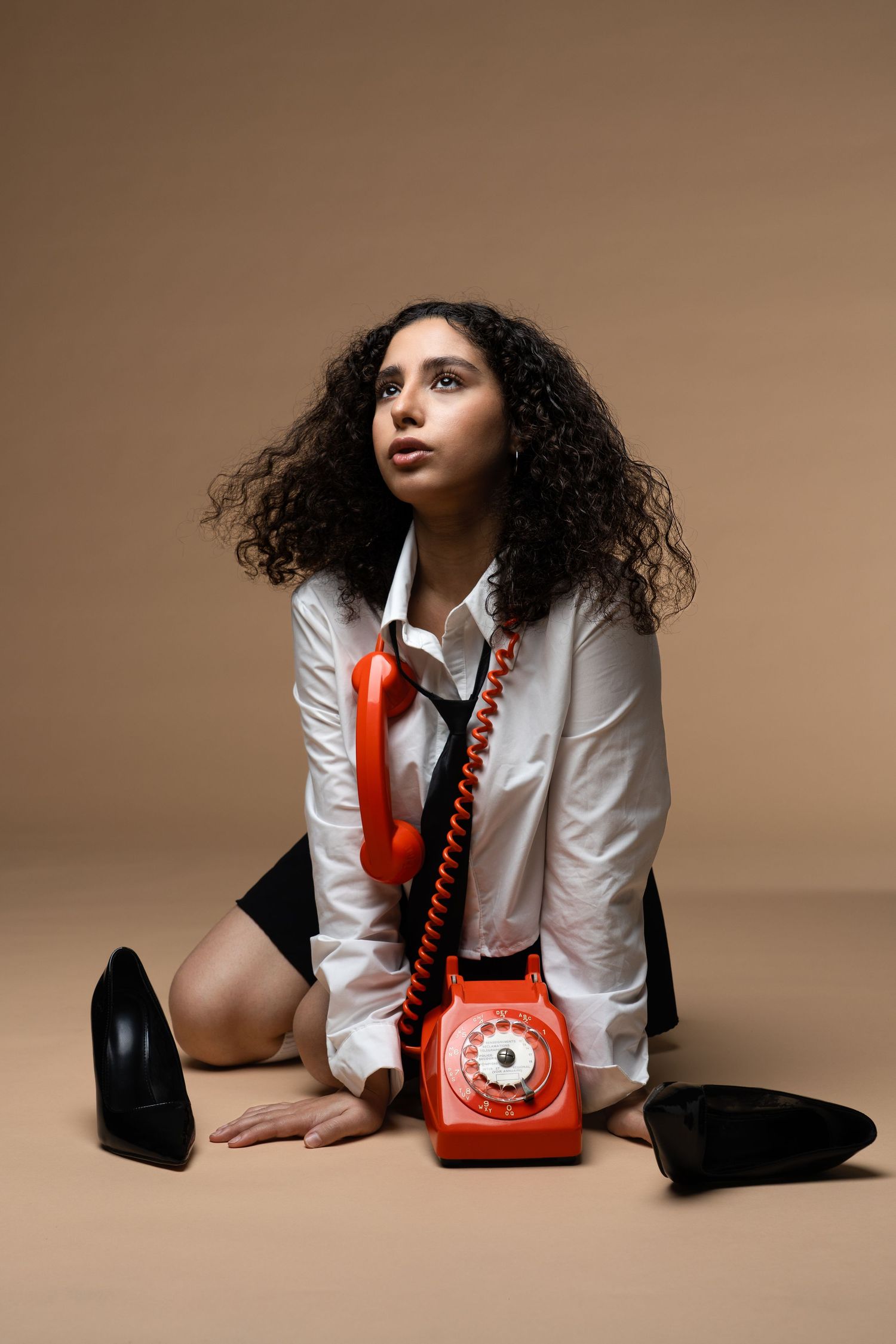modèle féminin, mode, studio, photographie mode