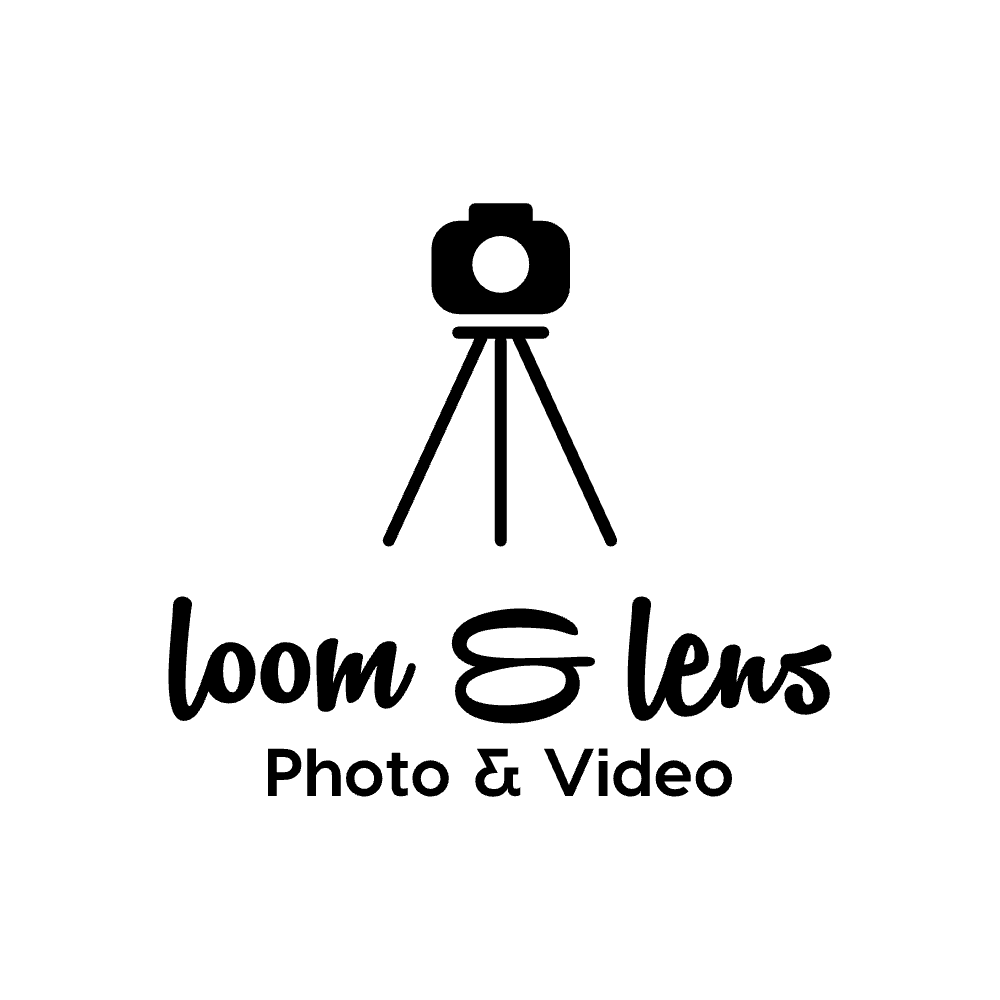 Simple black camera and photography icons on white background.