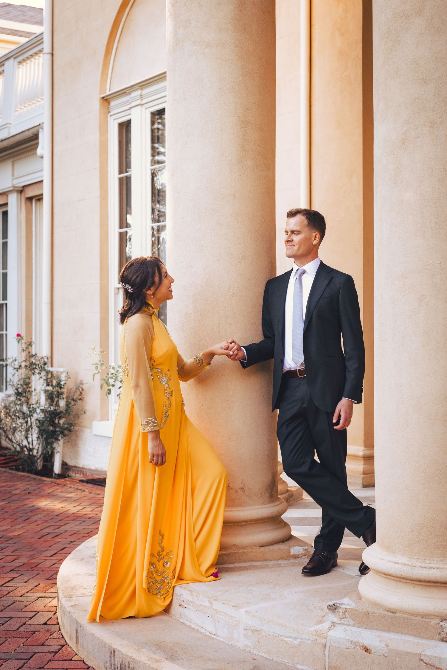 Tudor Place wedding portrait - DC Microwedding Photographer