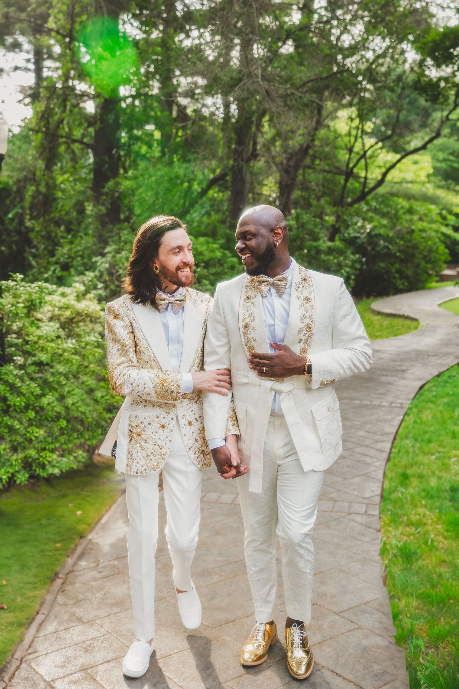 Black and white wedding