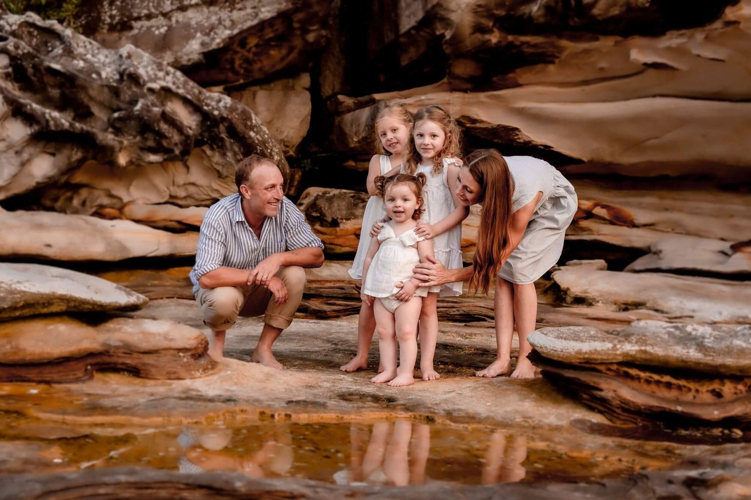 family beach photography session in Sydney