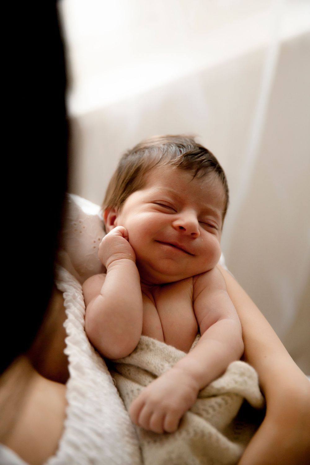 In-home newborn session capturing baby details  in Wahroonga North Shore Sydney