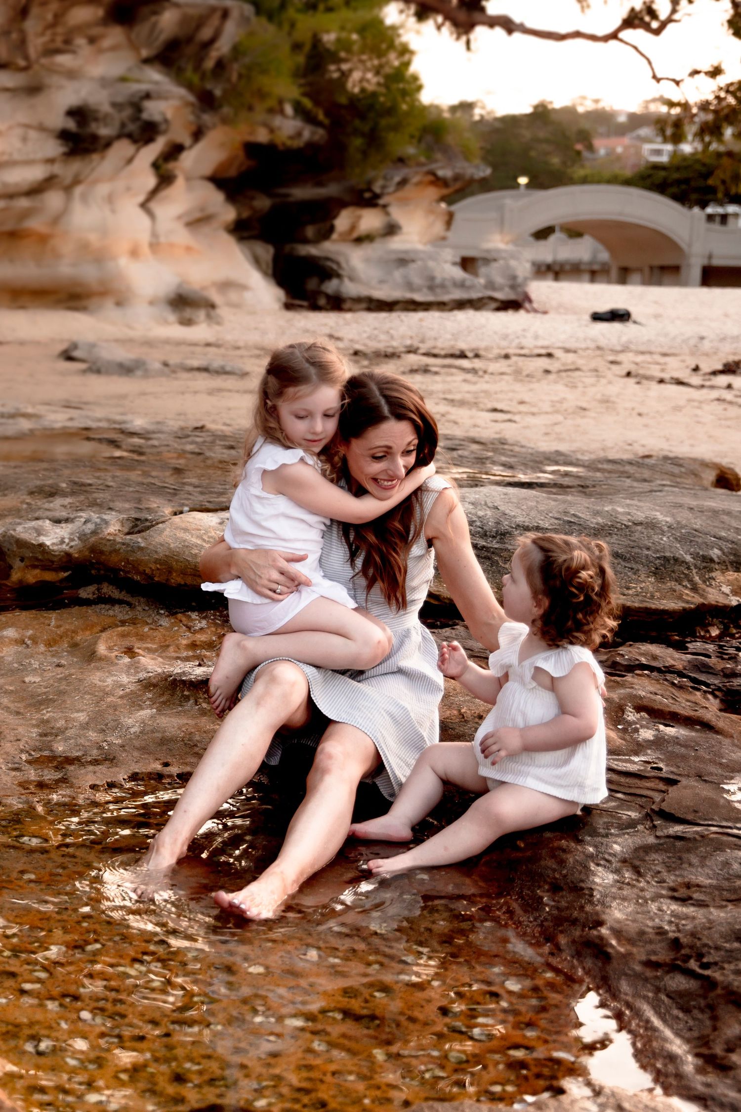 Family photography on the beach in Sydney