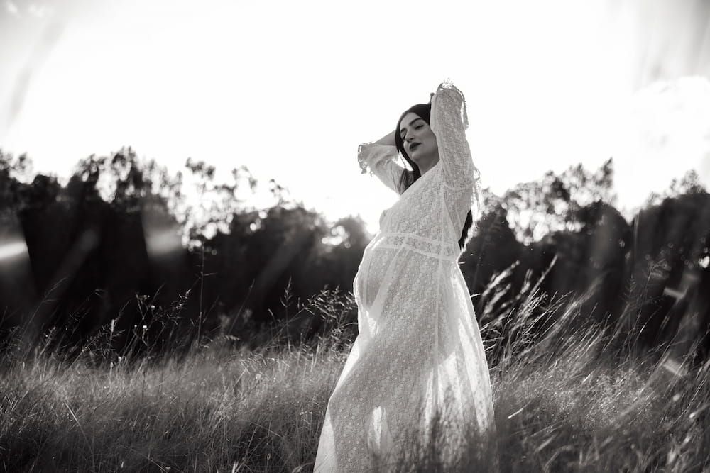 golden hour maternity session Sydney
