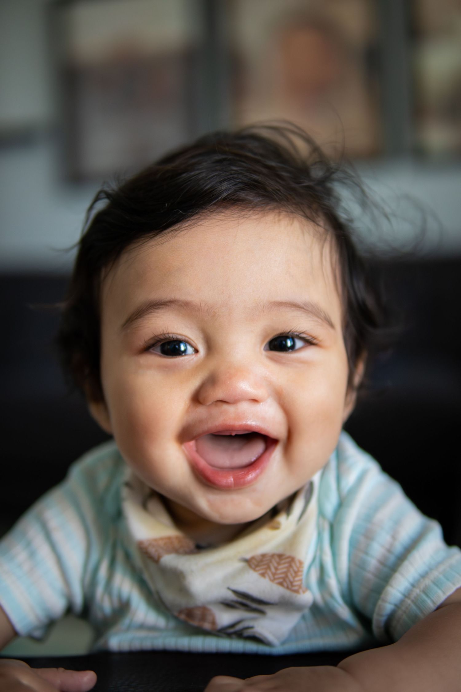 baby smiling