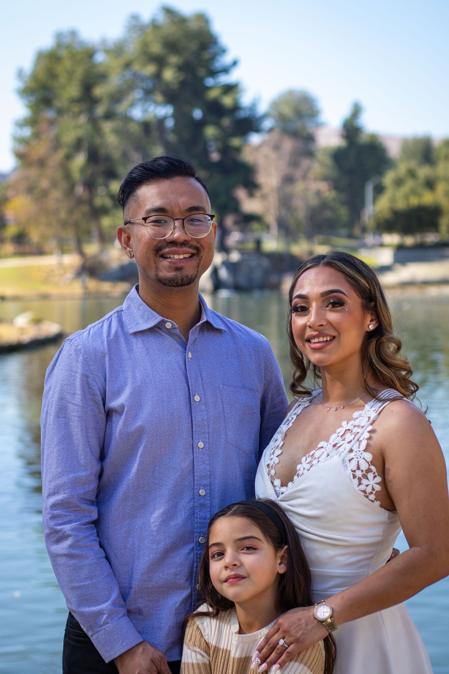 engagement shoot family photo