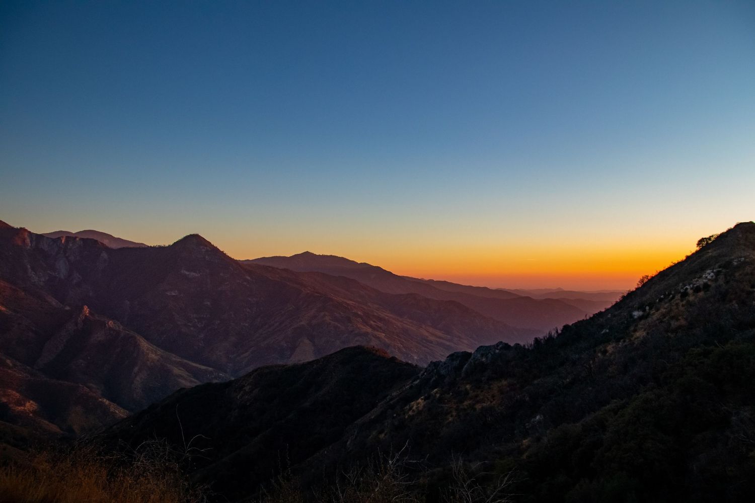 sunset mountain landscape