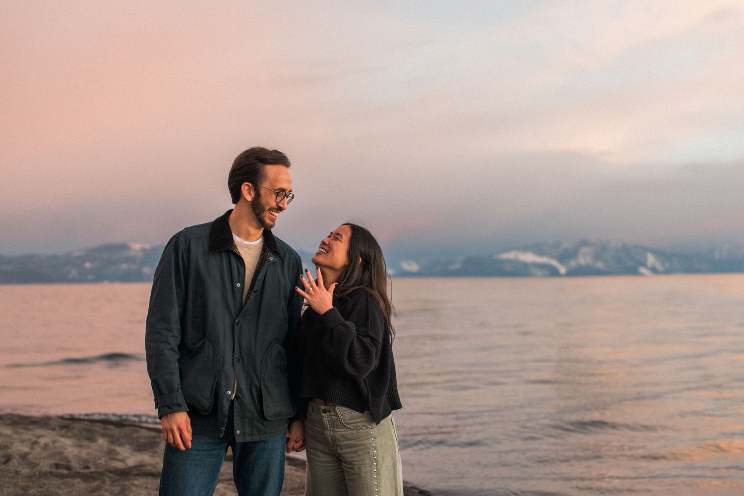 Lake Tahoe engagement photos