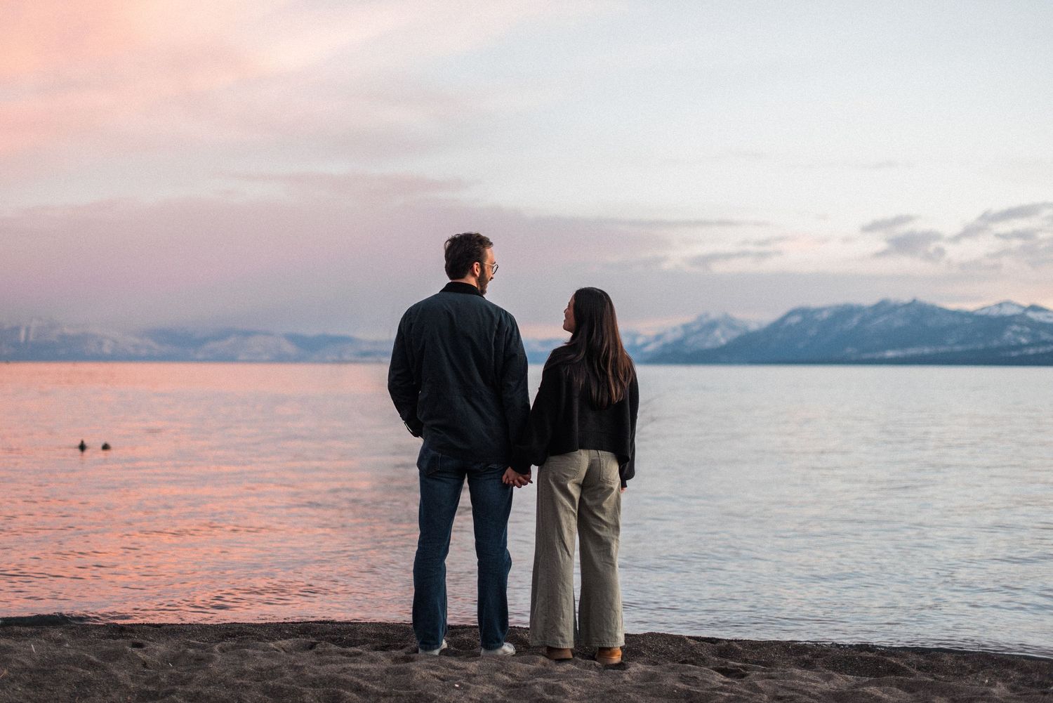 Lake Tahoe engagement photos